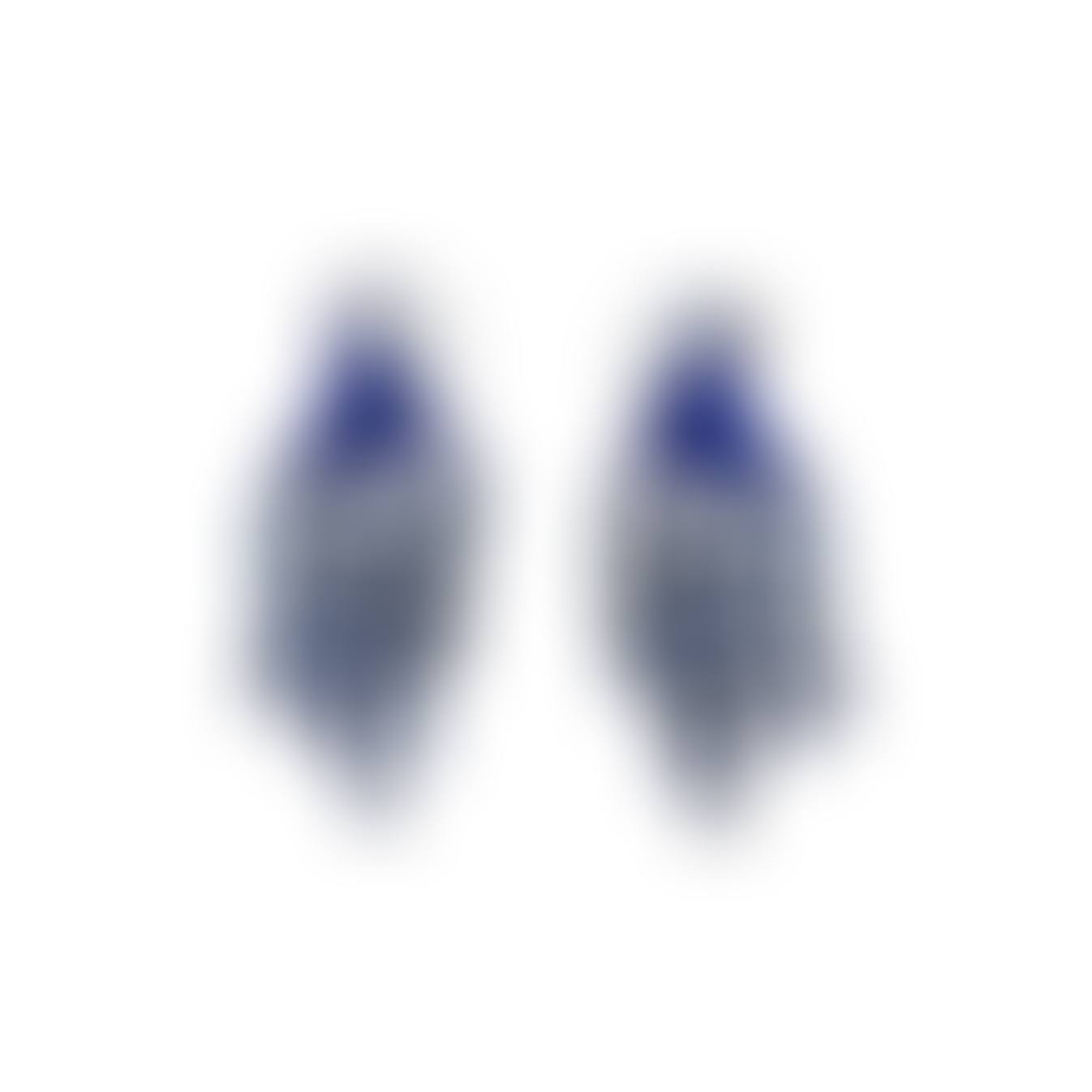 Pair of sapphire and enamel pendent earrings (preview)
