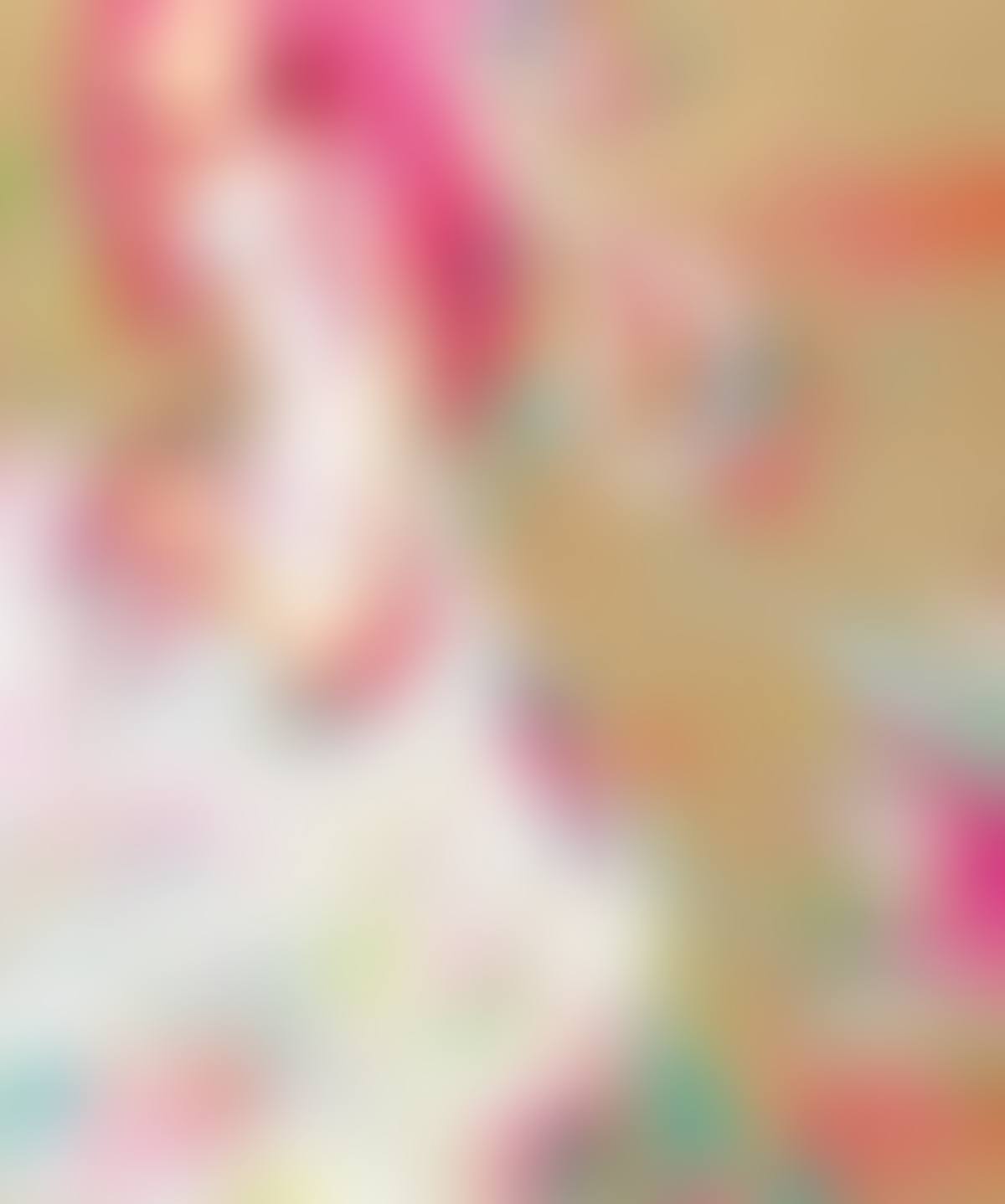 Girl Wearing High Collar White Dress (AR08-10) (preview)