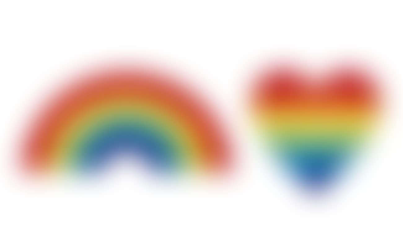 Butterfly Rainbow ; Butterfly Heart (a set of 2) (preview)