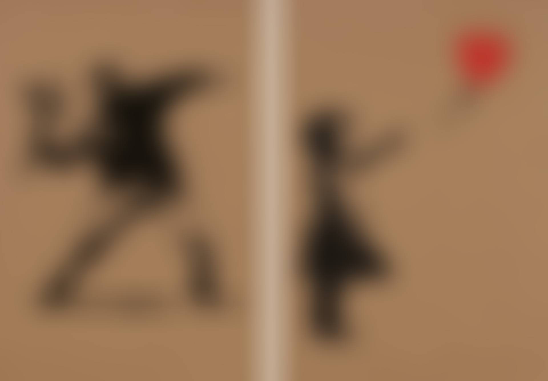 Dismaland-Girl with Balloon & Flower Bomber(a set of 2) (preview)