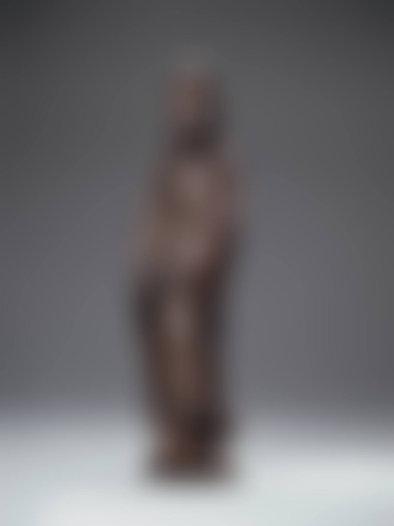 A SILVER-INLAID BRONZE FIGURE OF GUANYIN <br/>17TH/18TH CENTURY (preview)