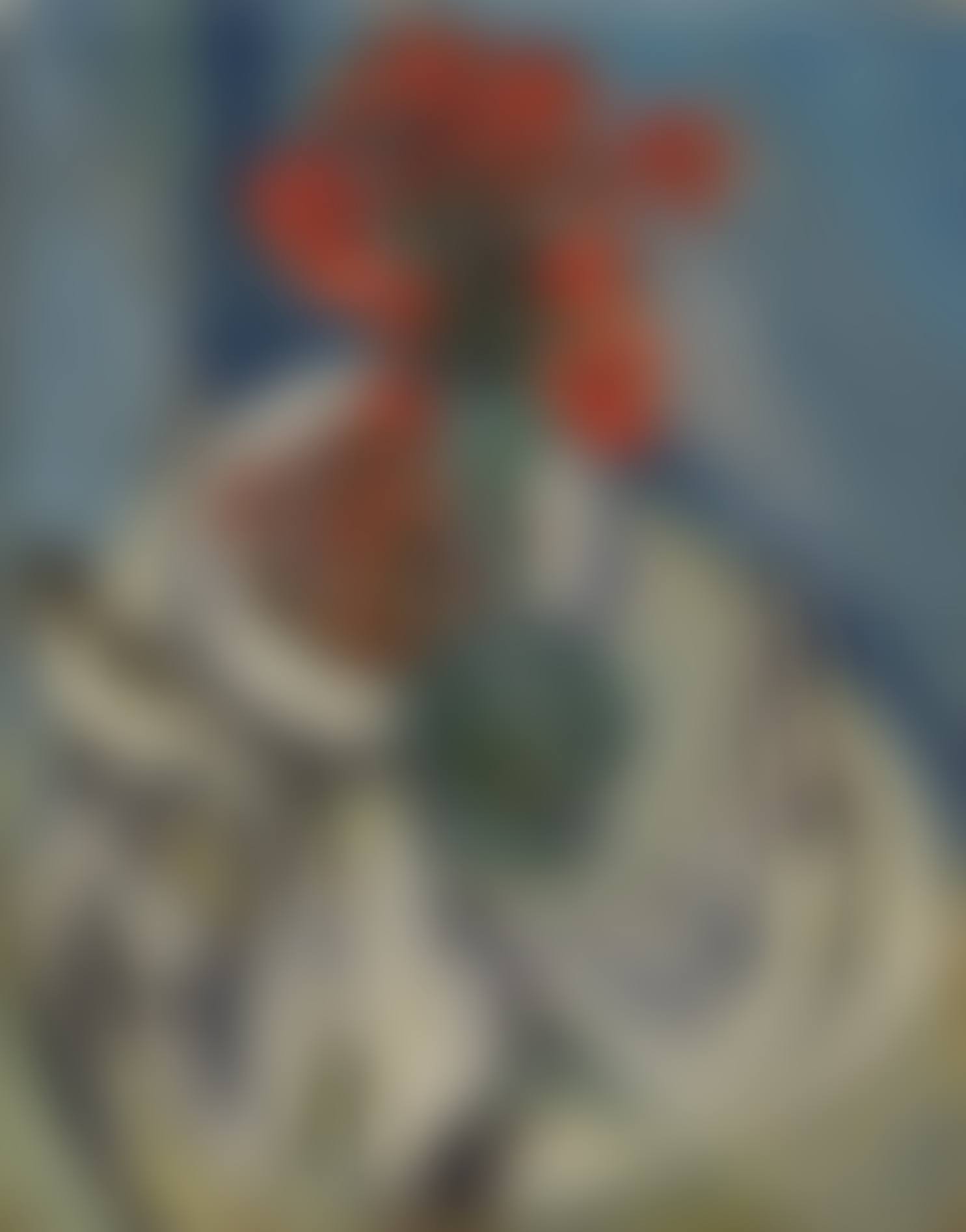 Stilleben mit Möven, Mohn und Erdbeeren (preview)