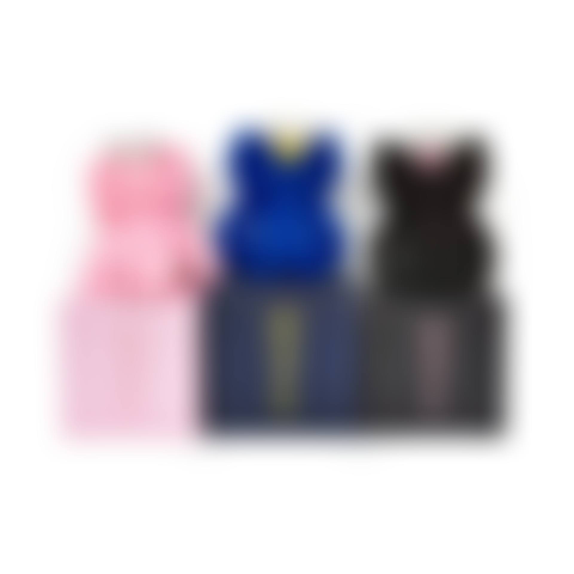 BFF Plush (Black & Pink & Blue) (Three Works) | BFF絨毛玩偶（黑、粉紅、藍) (preview)