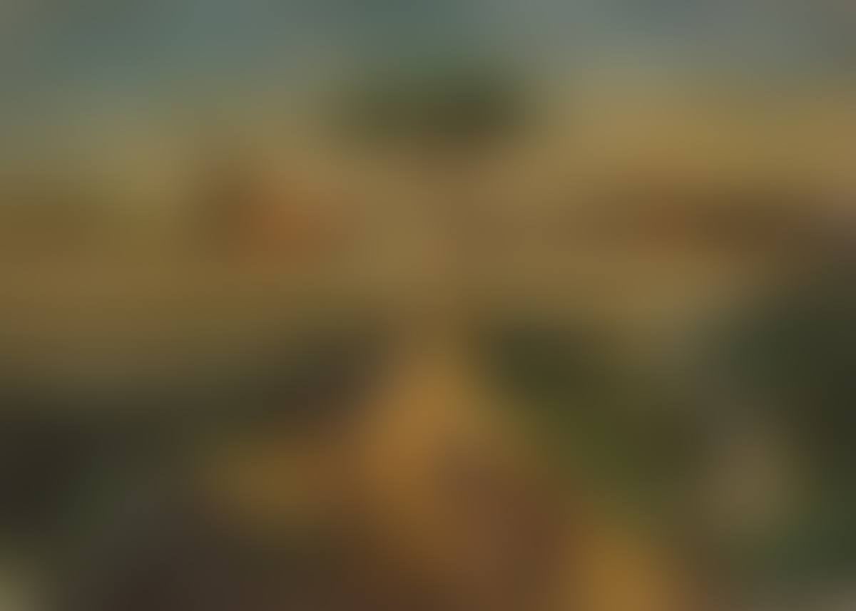 Farm Scene with Cotton Fields (preview)