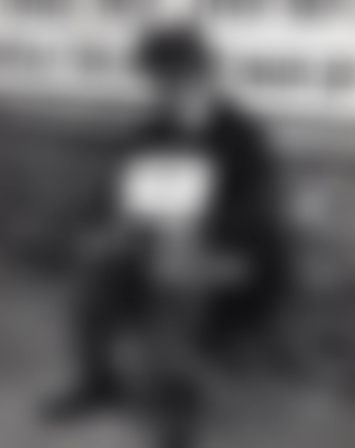 Blind Man in front of billboard, Paris (preview)