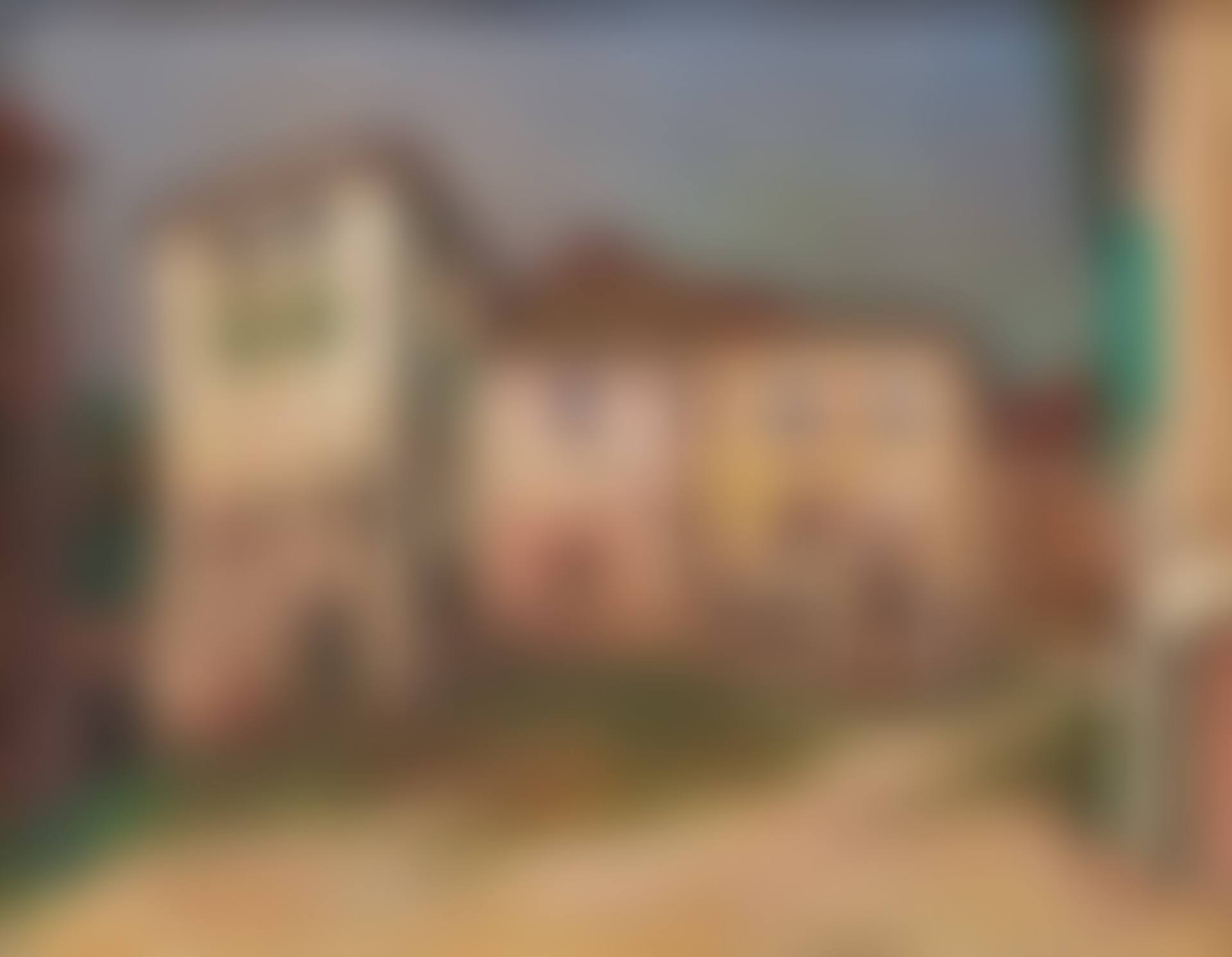 Häuser in Carona (Blick aus der Villa von Meret Oppenheim) (preview)