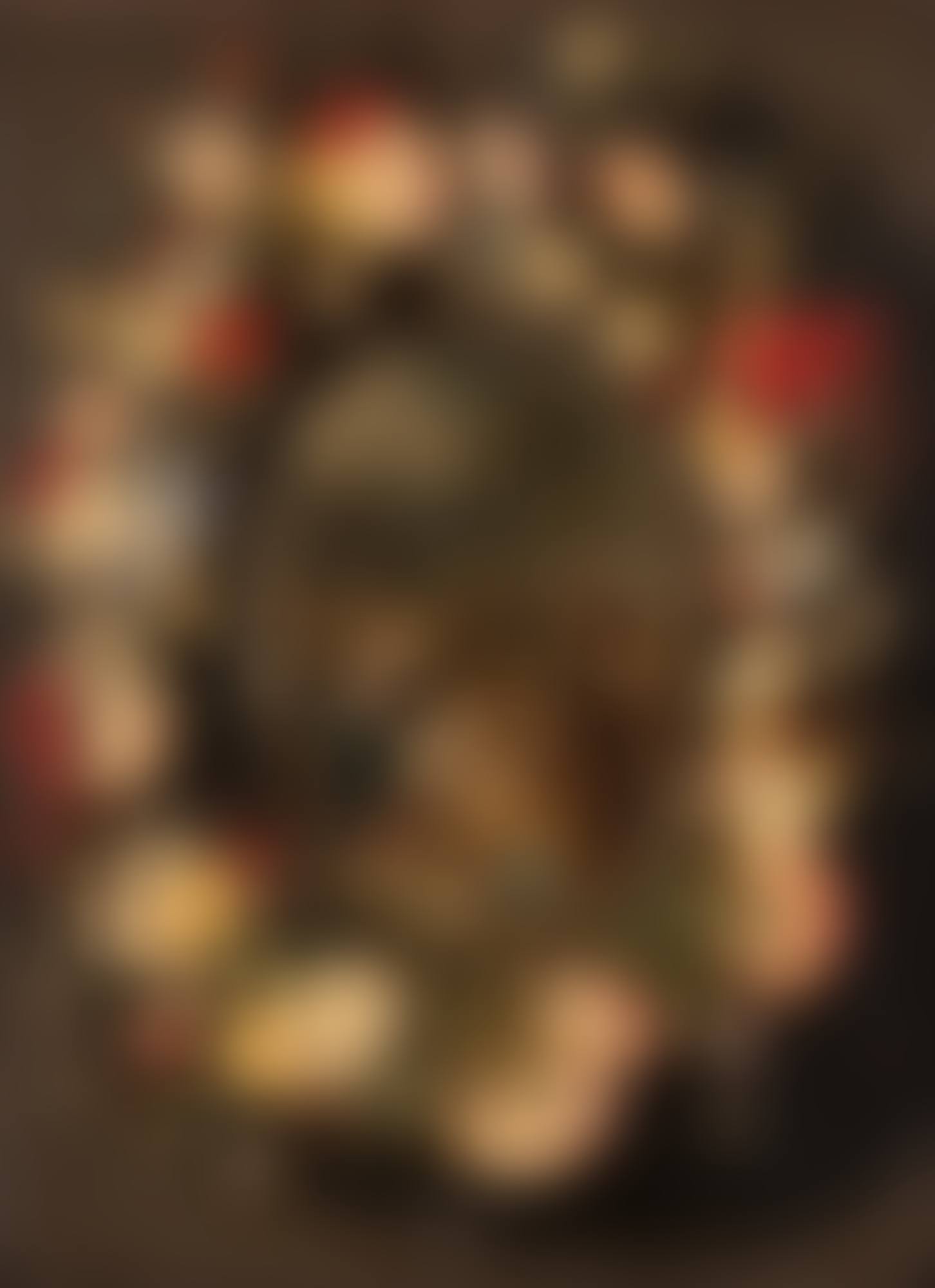 The Adoration of the Magi, surrounded by a garland of flowers (preview)