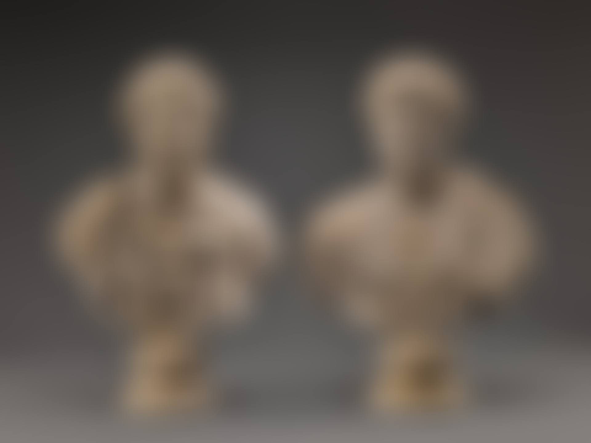 Pair of Monumental Busts of the Roman Emperors Lucius Verus and Antoninus Pius (preview)