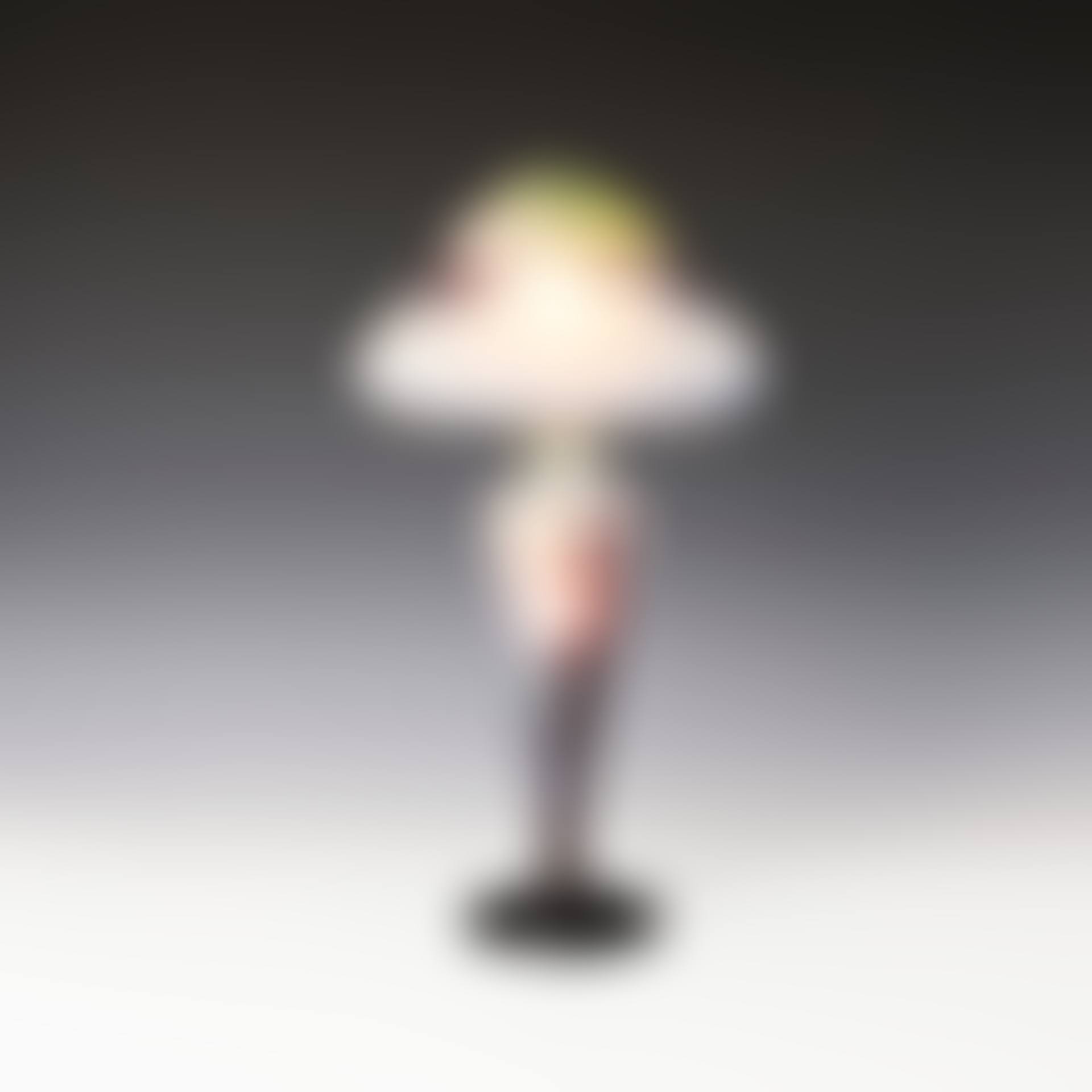 TABLE LAMP WITH LANDSCAPE AND EAGLES (preview)