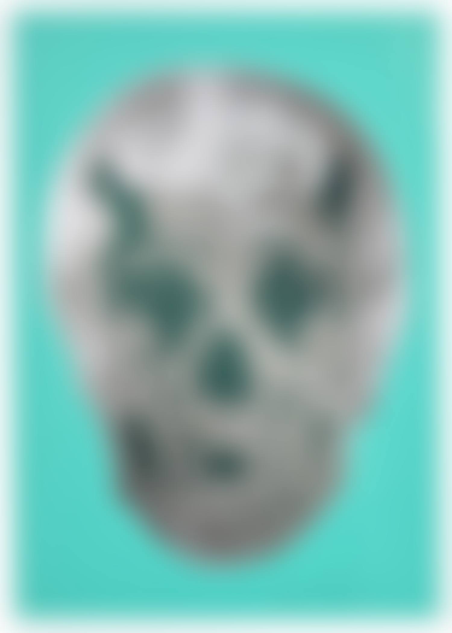 'Till Death Us Do Part - Heavenly Peppermint Green Silver Gloss Racing Green Skull (preview)