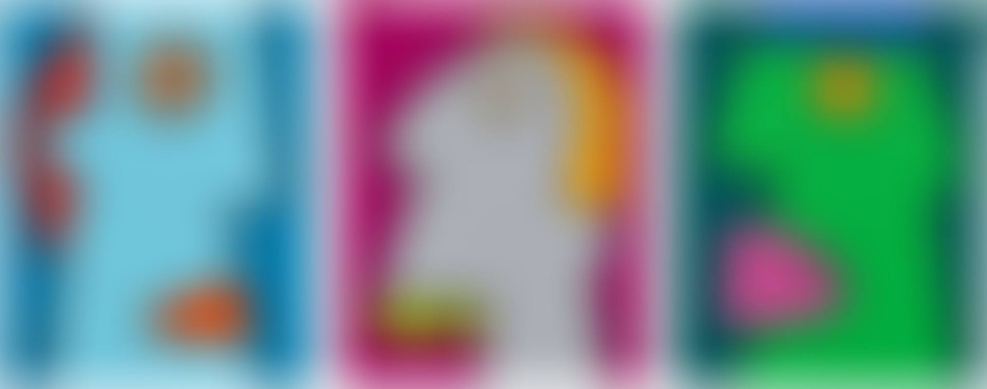 Three works: (i) NO MORE TIME TO THINK, ALWAYS STRAIGHT-AHEAD NOW; (ii) MY NEW STYLE OF CLOTHING MAKES IT EASIER FOR ME TO COMMUNICATE WITH POTENTIAL CUSTOMERS.; (iii) BY SEARCHING TOO QUICKLY FOR A SHORTCUT, I TOOK A DETOUR (preview)