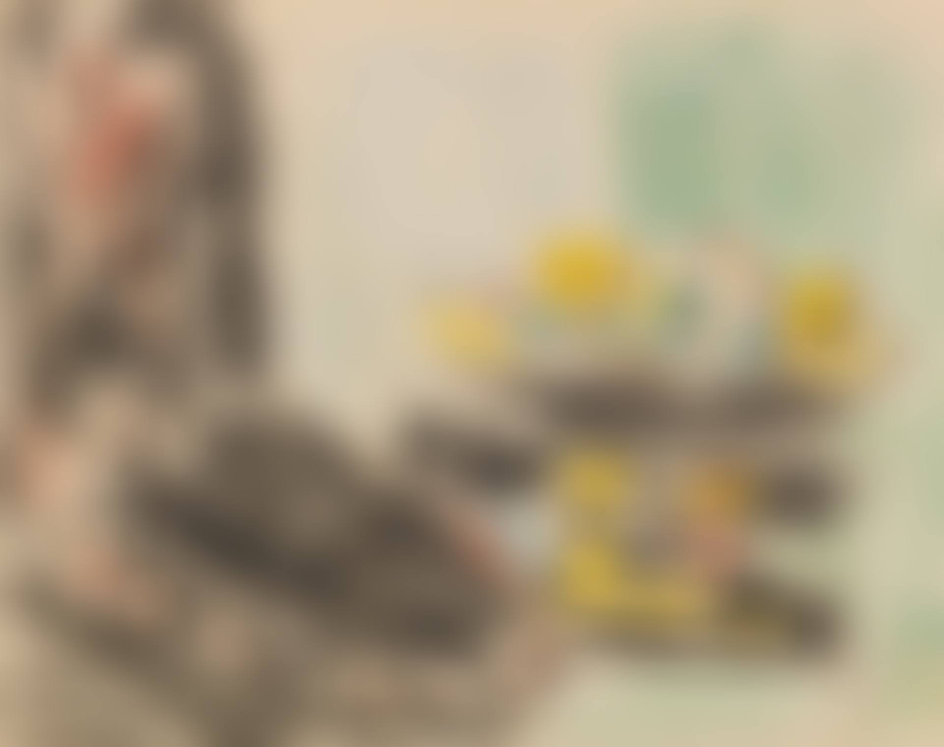 Stillleben neben geschnitztem Stuhl (preview)