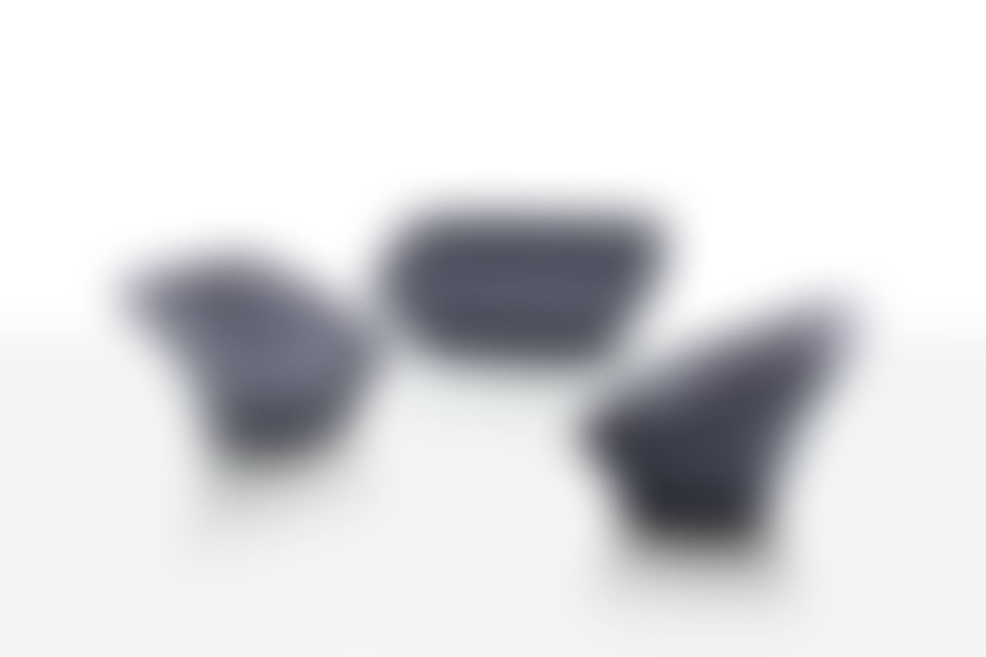 Square Mushroom sofa and pair of armchairs, F564 model (preview)