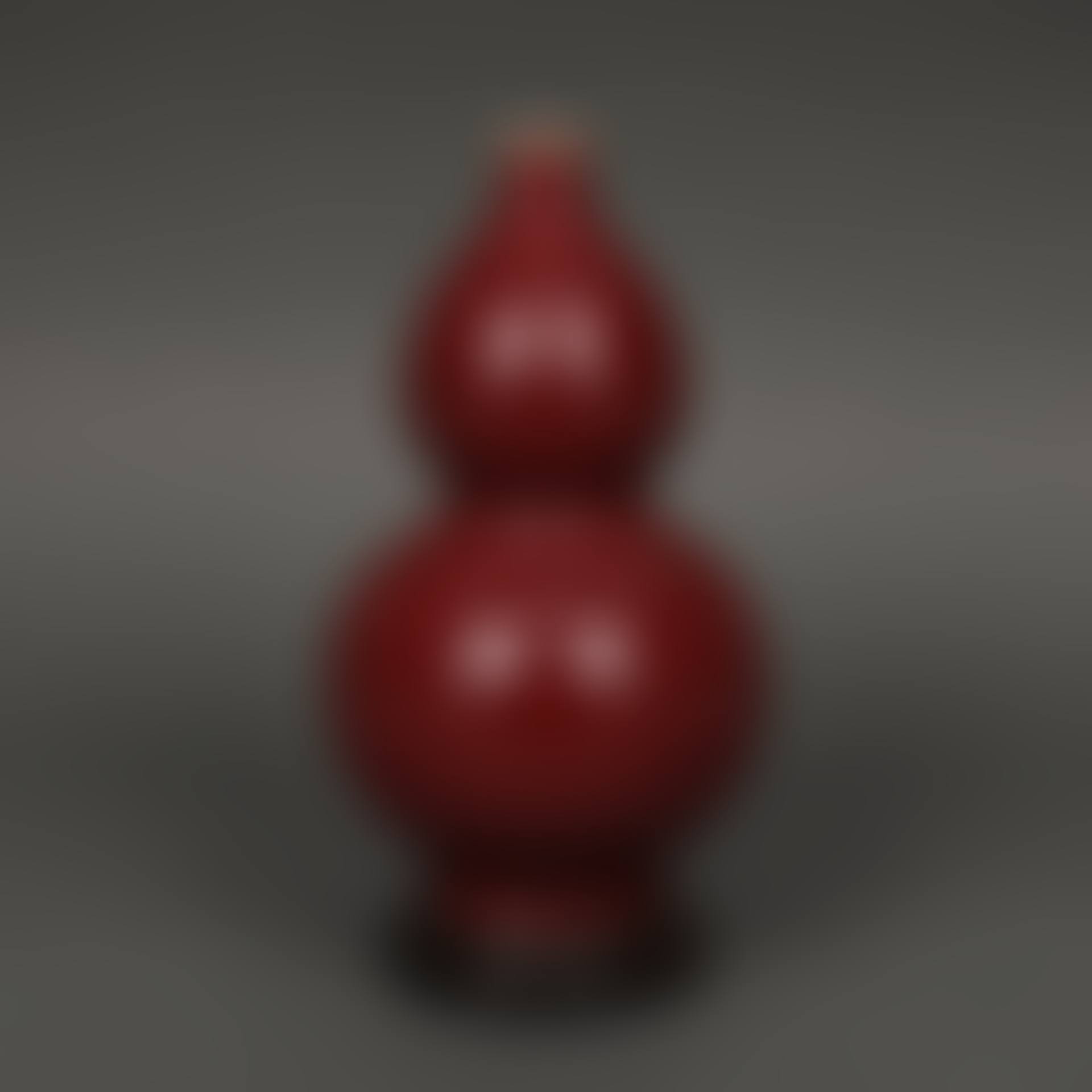 JI RED GLAZED GOURD VASE (preview)