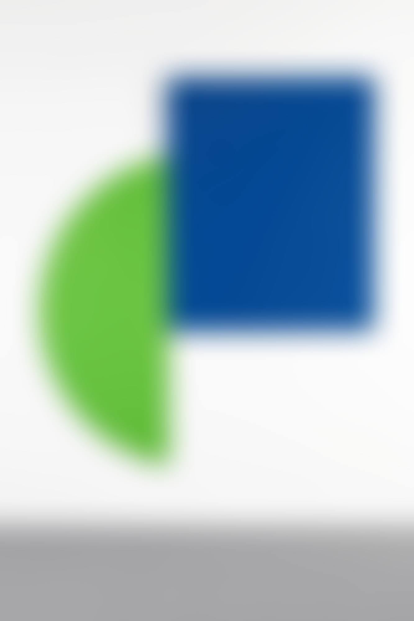 Blue Panel with Green Curve (preview)