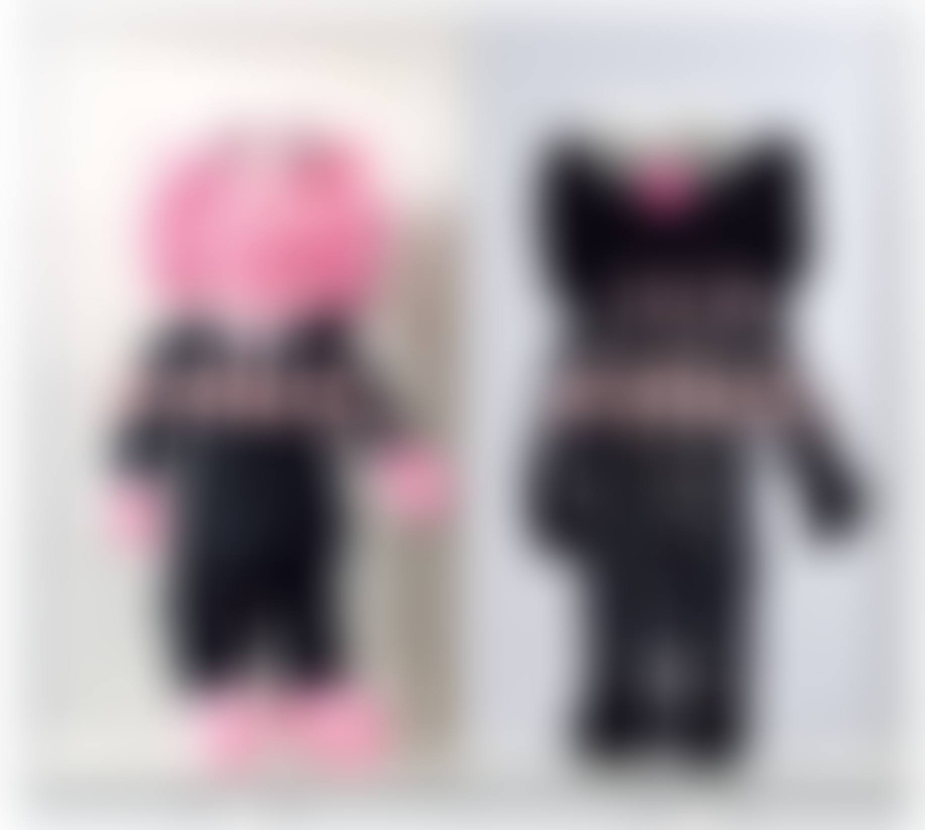 BFF DIOR PLUSH (Black; & Pink) (preview)