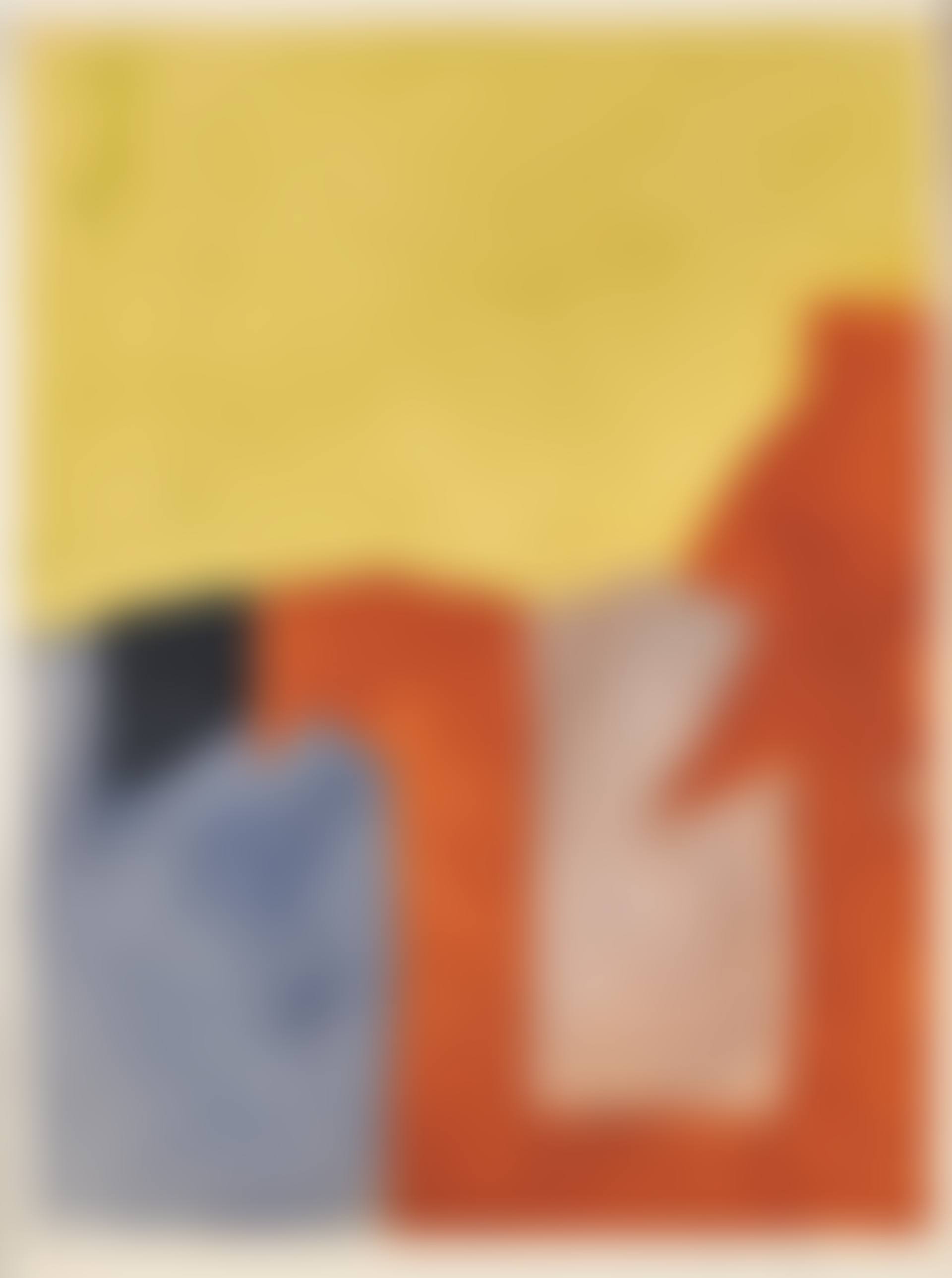 Composition in Gray, Red and Yellow (preview)