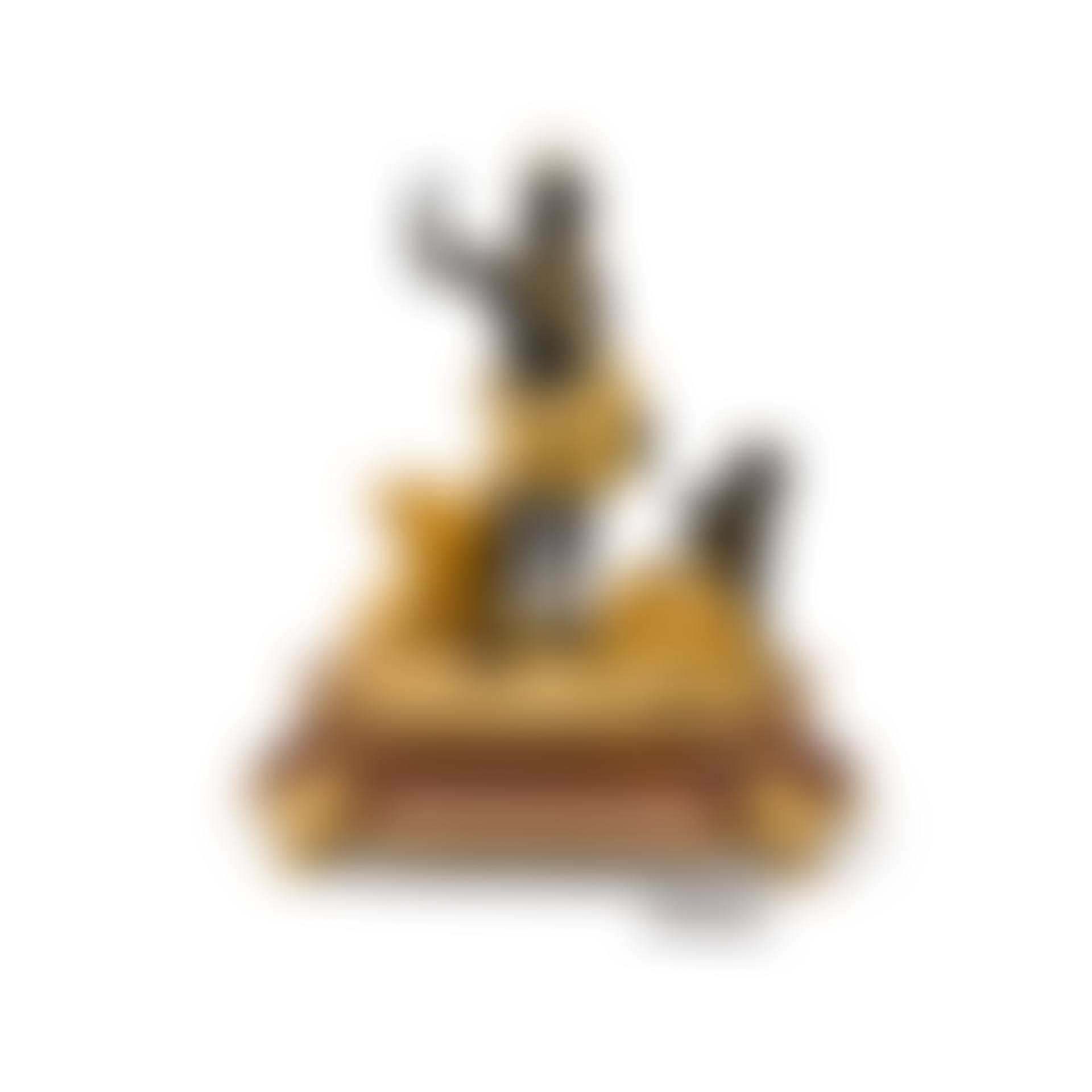 An ormolu-mounted and bronze figural inkstand and music box (preview)