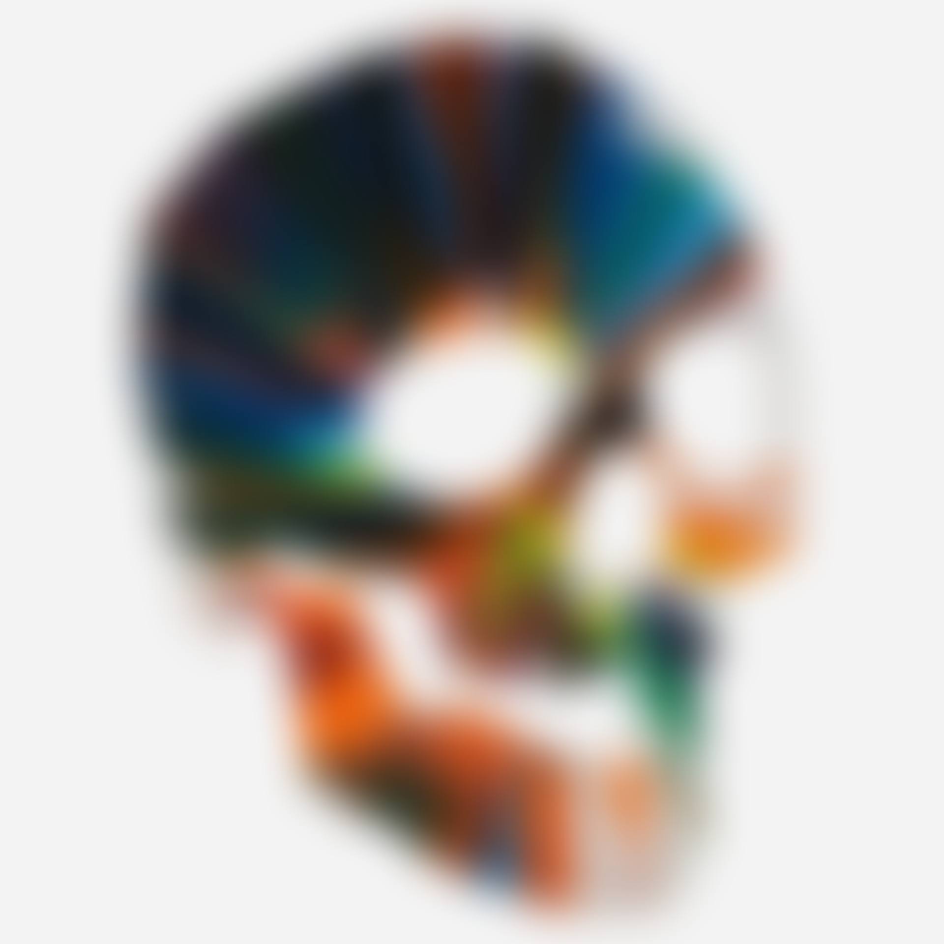 Skull Spin Painting (Created at Damien Hirst Spin Workshop) (preview)