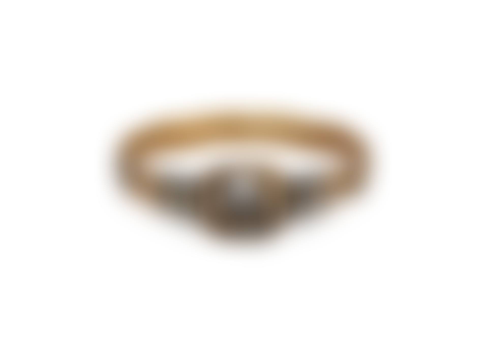 AN AMERICAN PASTE GEM MOUNTED ENAMEL AND GOLD MOURNING RING (preview)