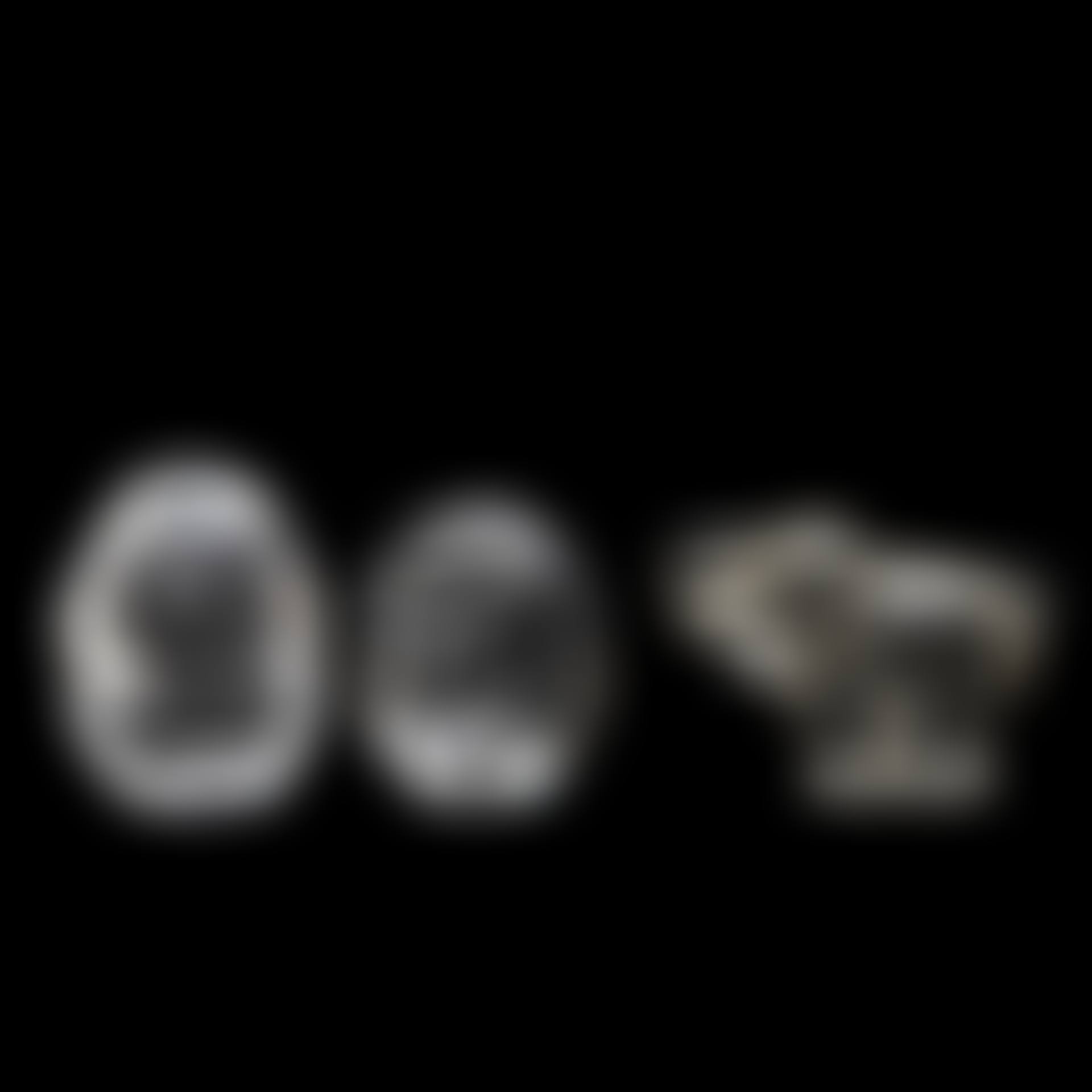 Three Colorless Glass Hand Warmers (preview)