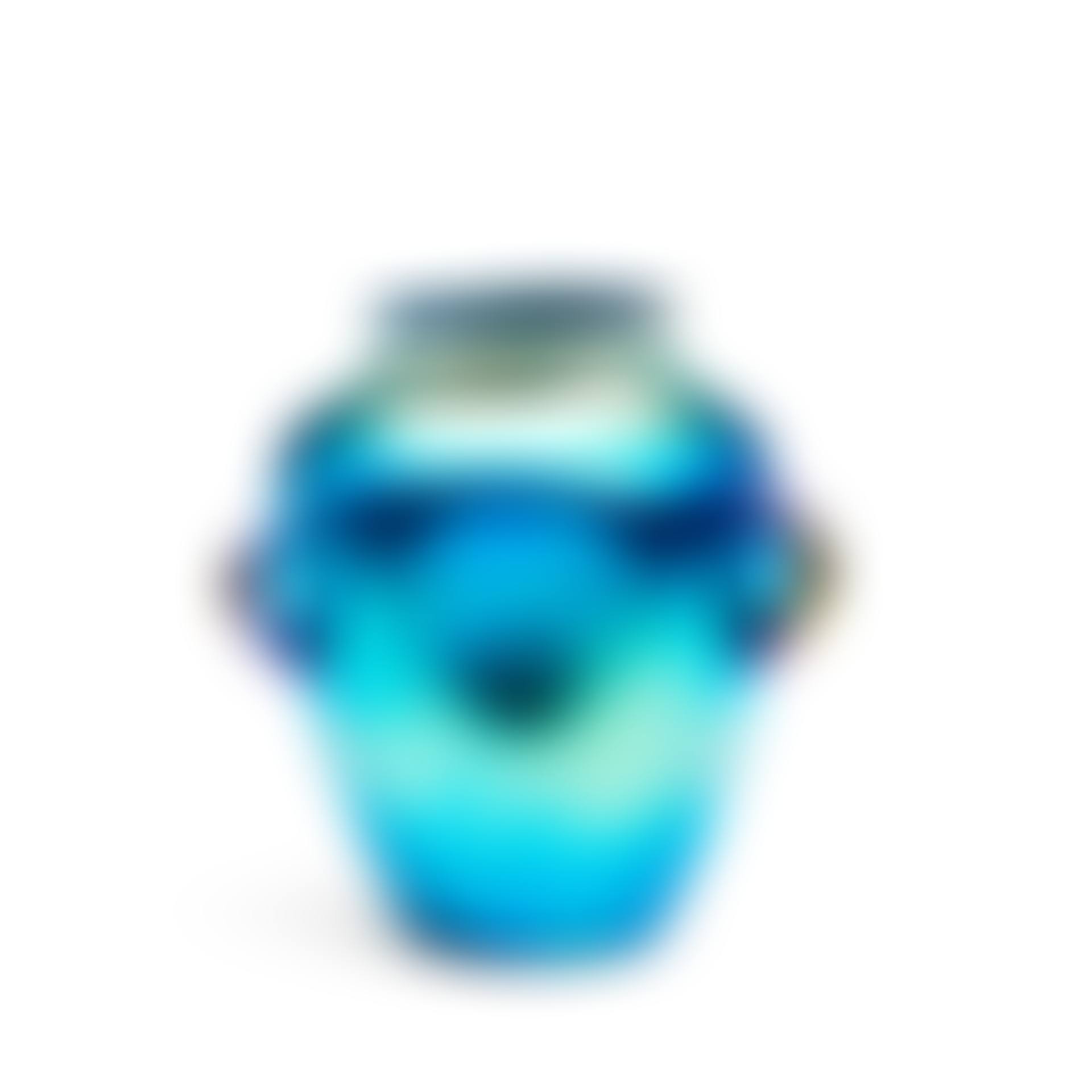 Steuben Blue Aurene Three-handled Dimpled Vase (preview)