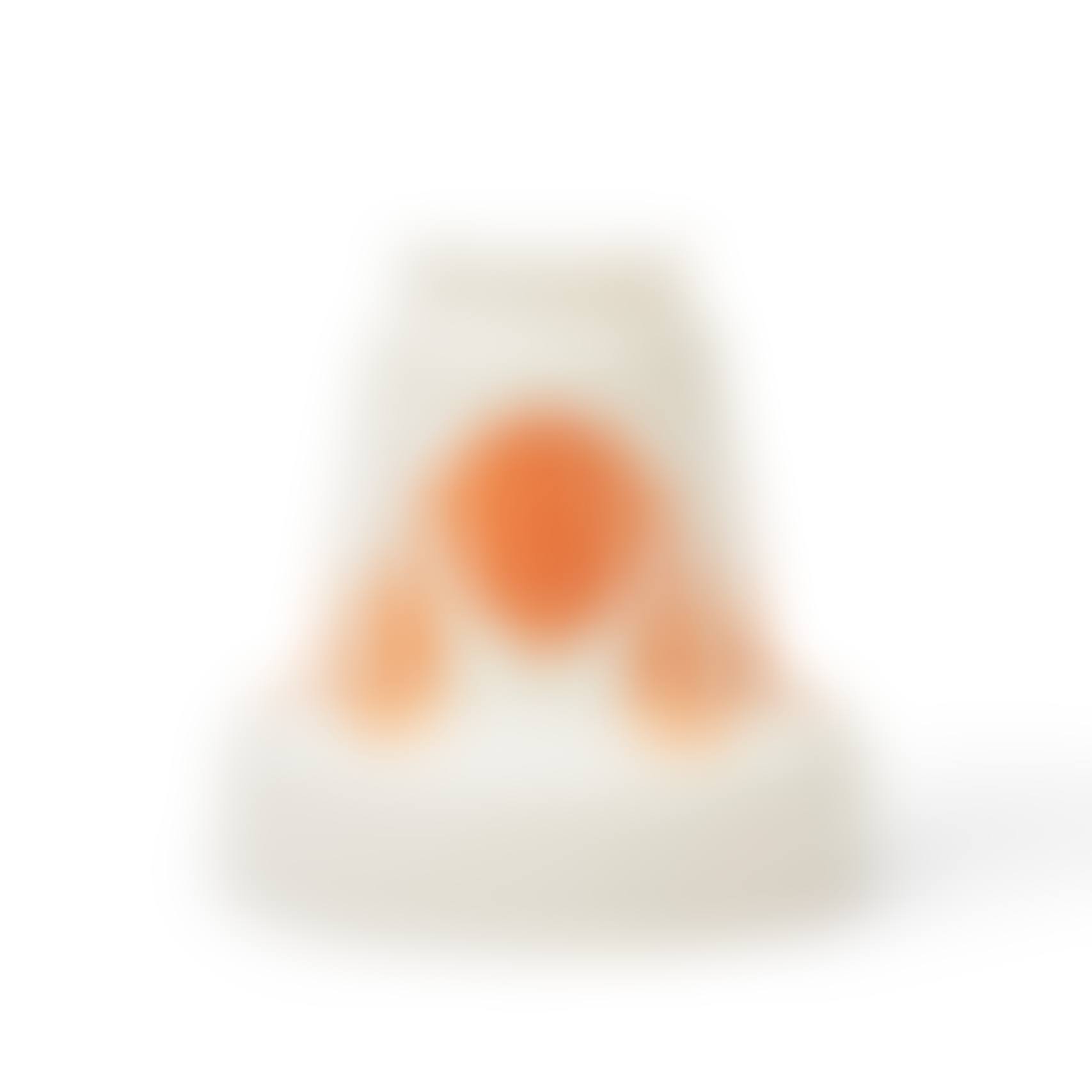 Steuben Calcite Glass Shade with Iridescent Orange Decoration (preview)
