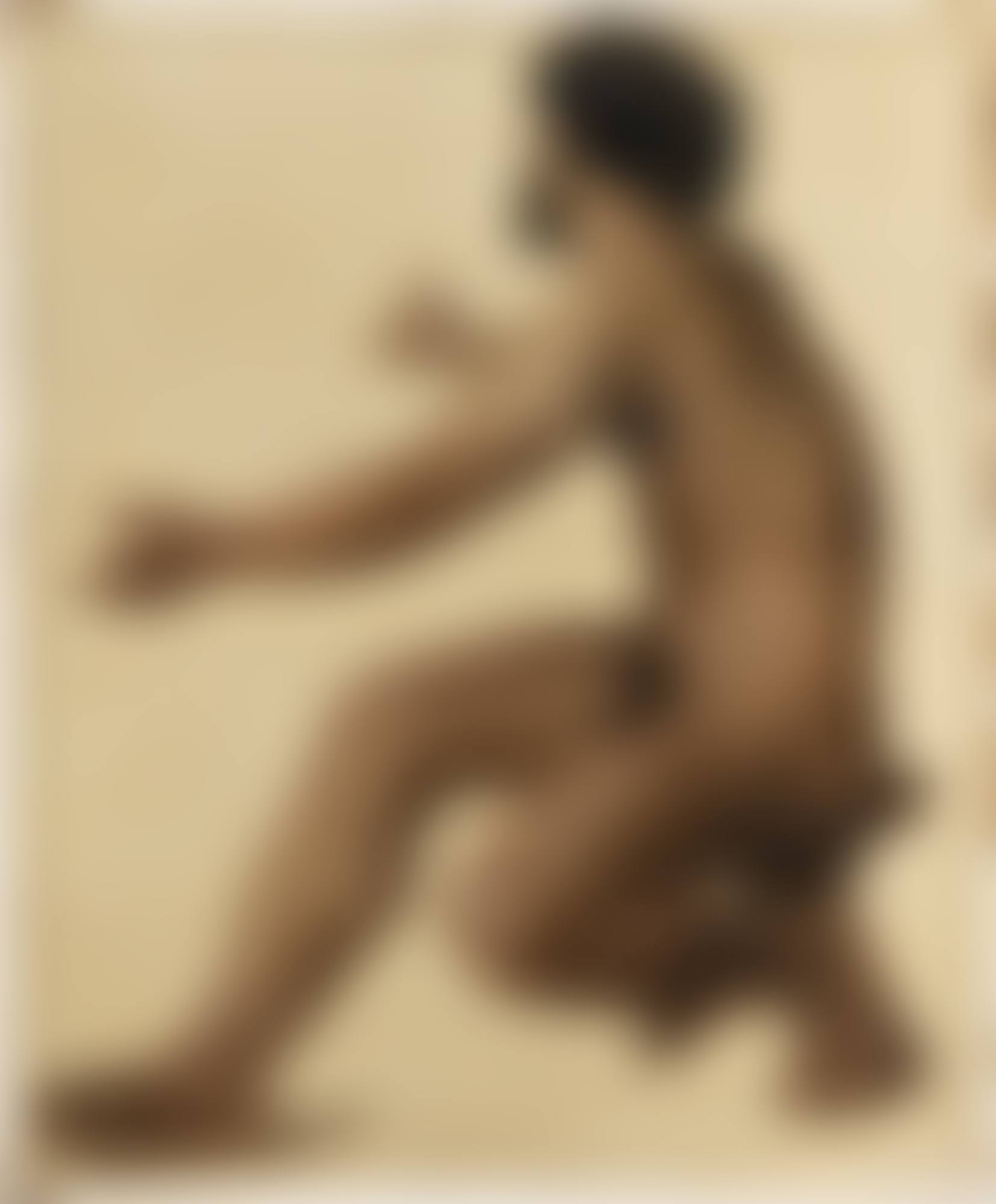 Étude d"homme les bras tendus (preview)