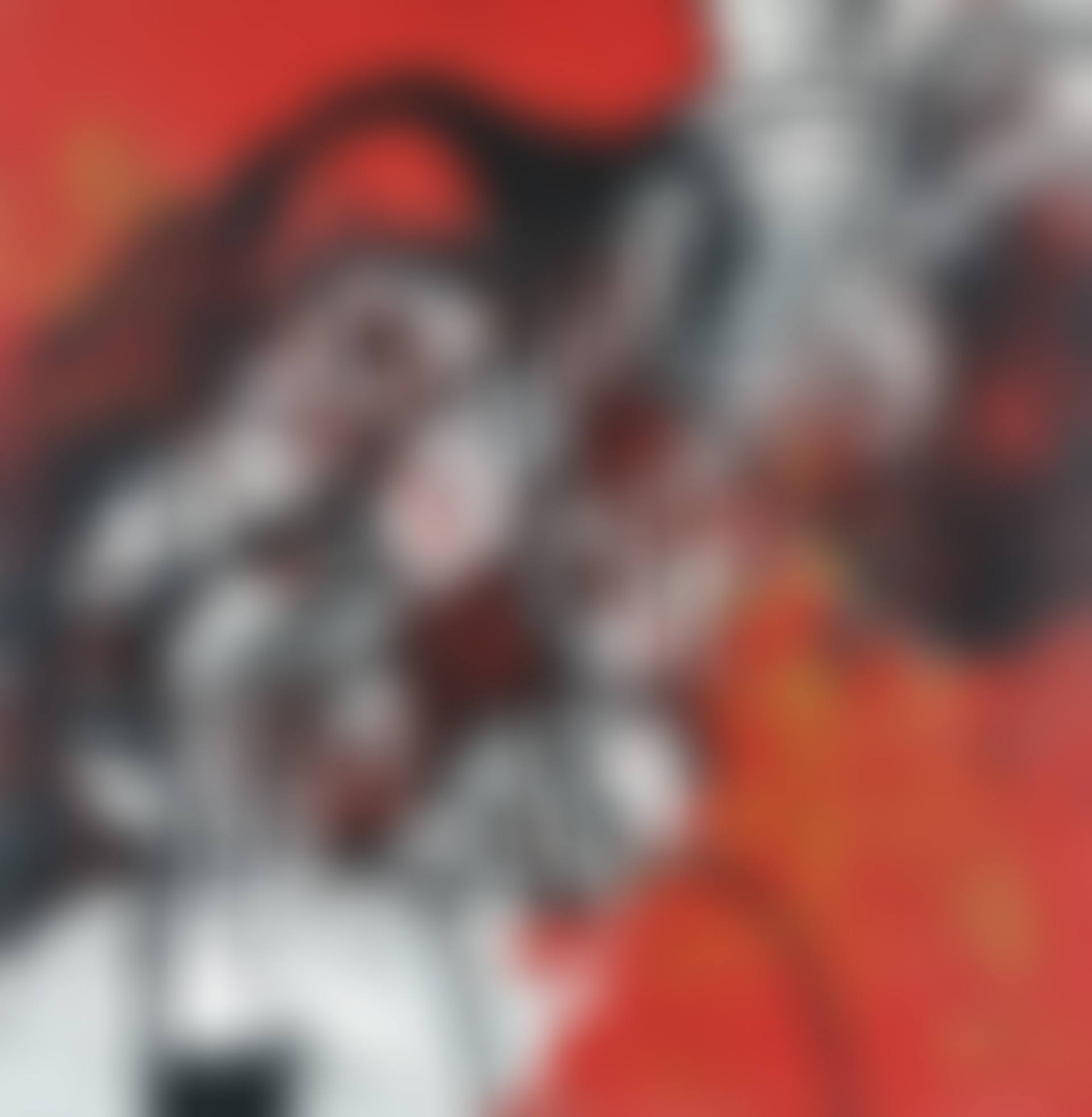 Red and Black Diagonal Portrait (preview)