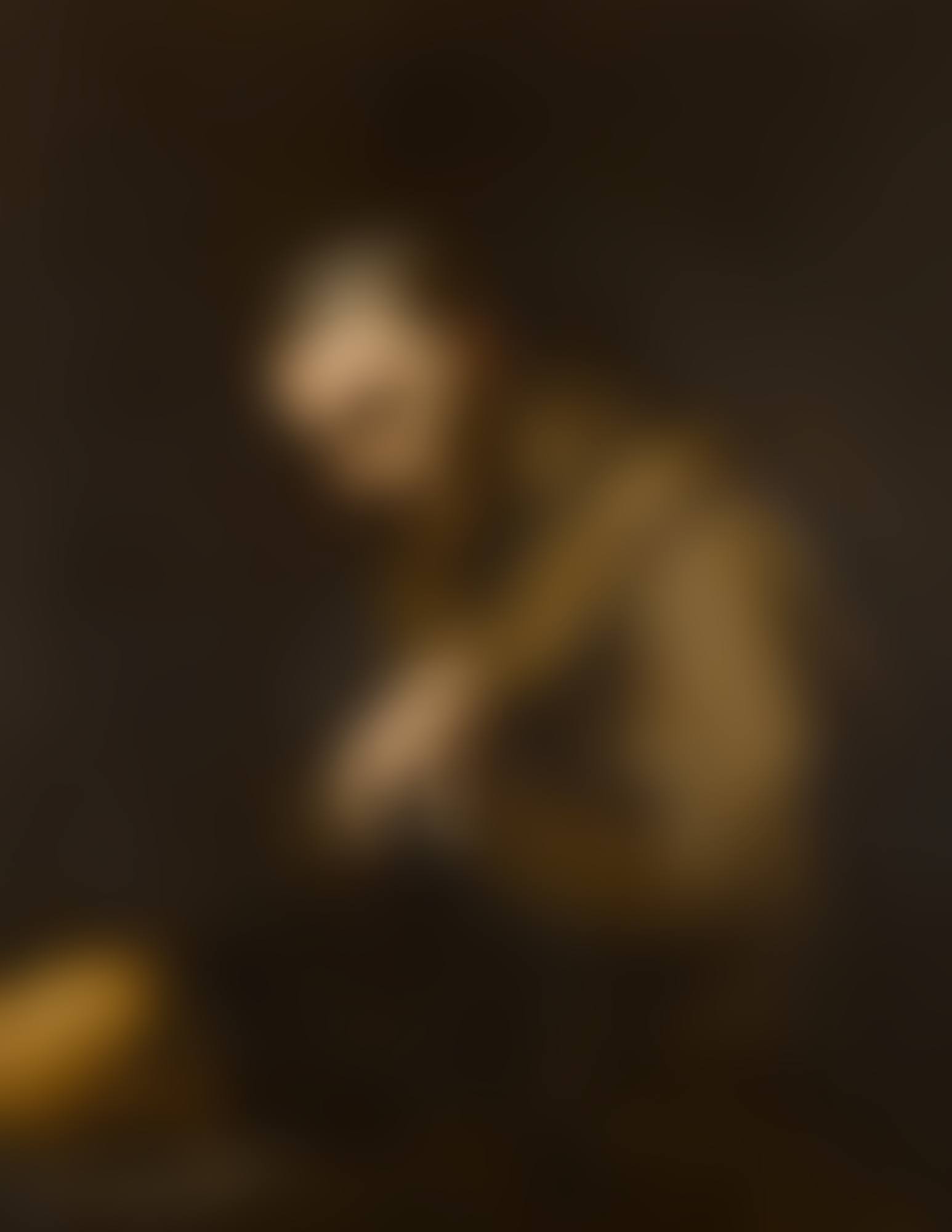 Saint Francis in meditation (preview)