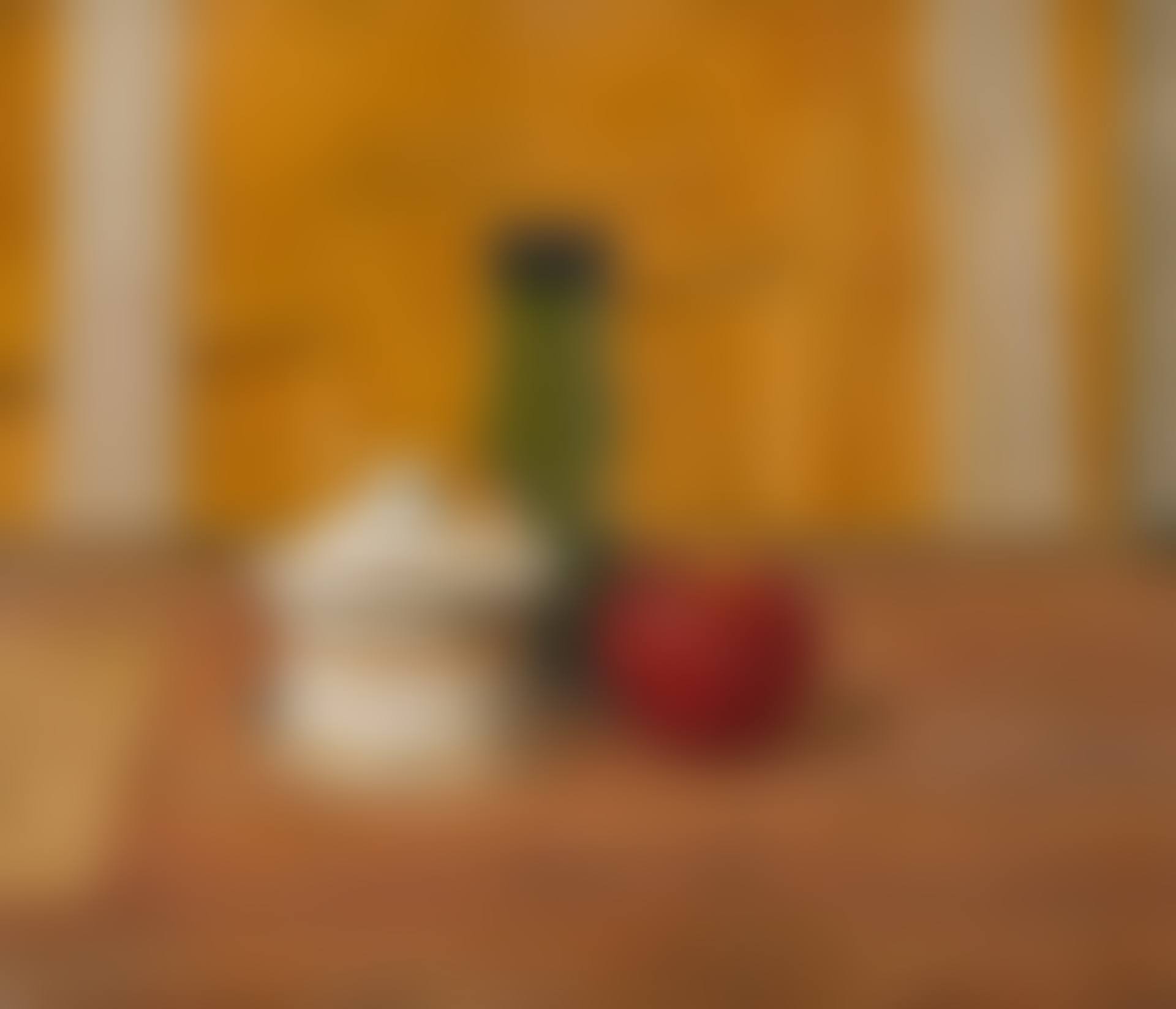 Still Life with Bottle, Apple and Jar (preview)