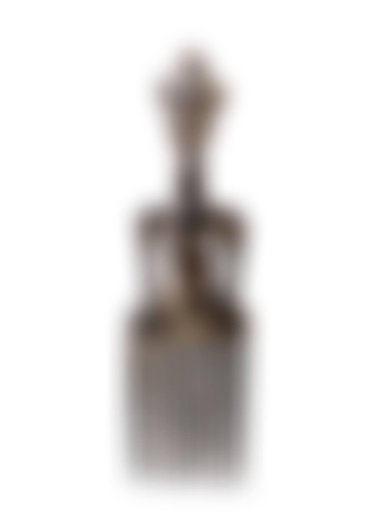 Peigne à figure féminine, Baulé, Côte d'Ivoire | Baule comb with a feminine effigy, Ivory Coast (preview)