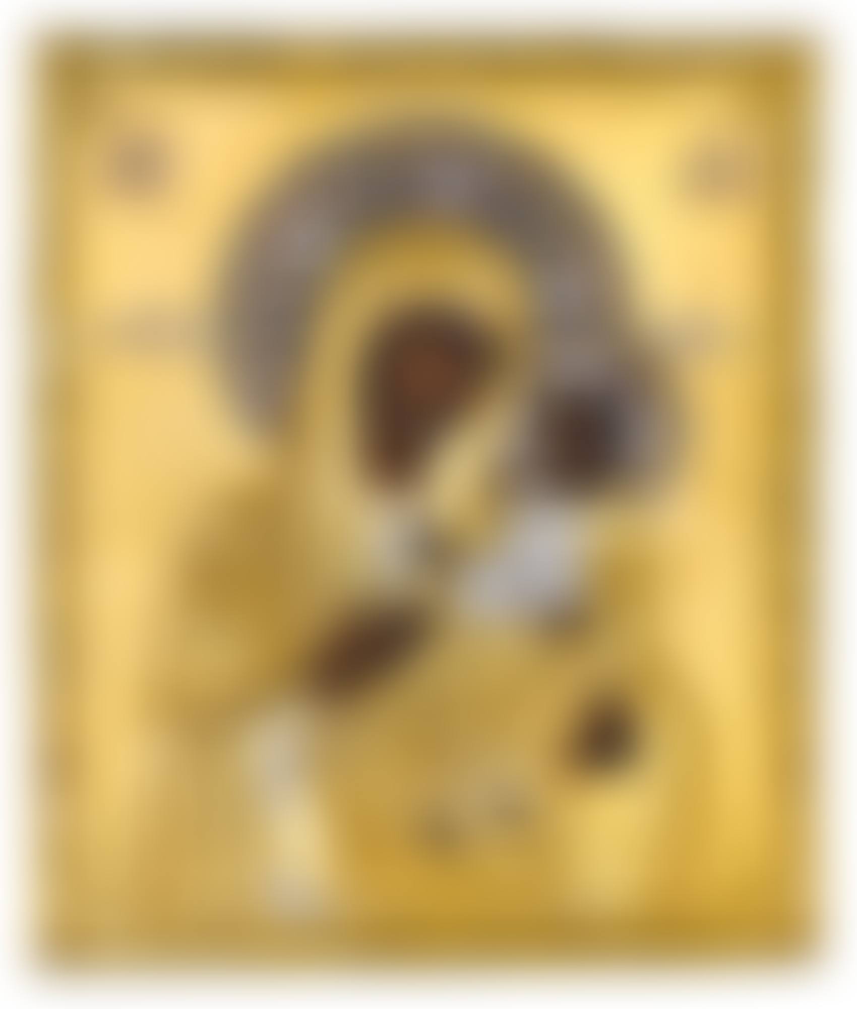 A silver-gilt and cloisonné enamel icon of the Mother of God, Sergei Zharov, Moscow, 1908-1917 (preview)