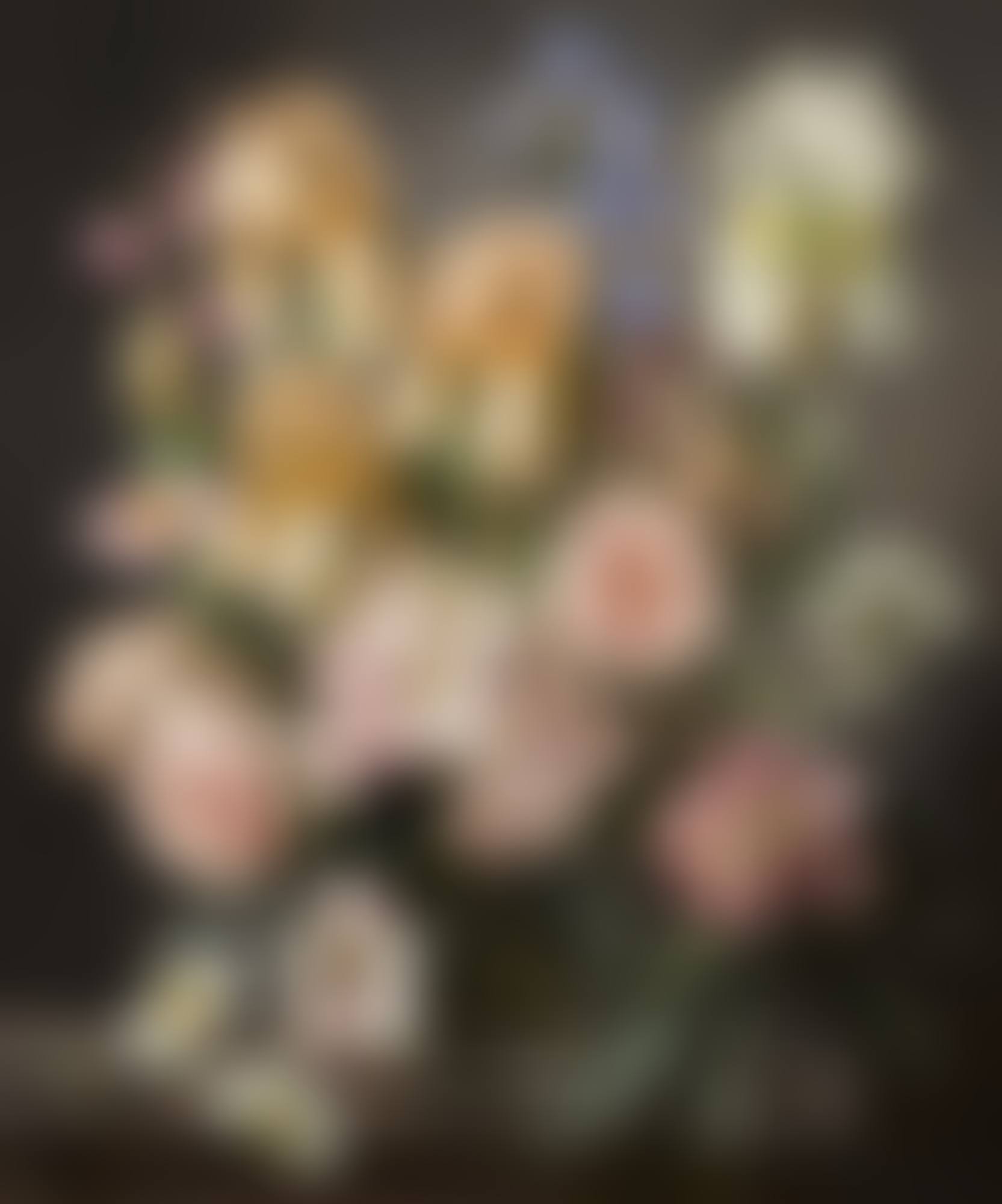 Still Life with Irises, Rhododendrons and Peonies (preview)