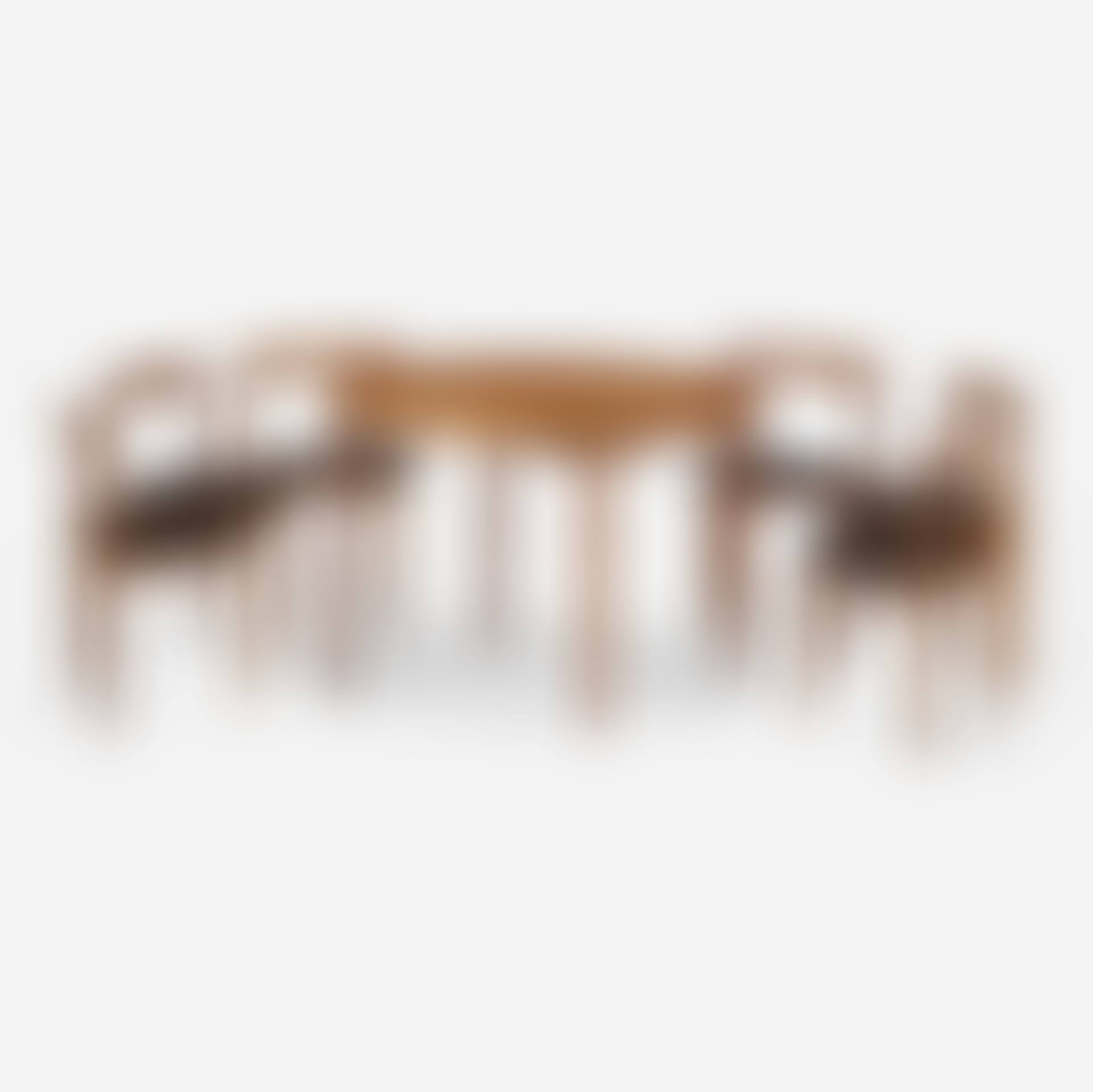 Roundette dining table and chairs, set of six (preview)
