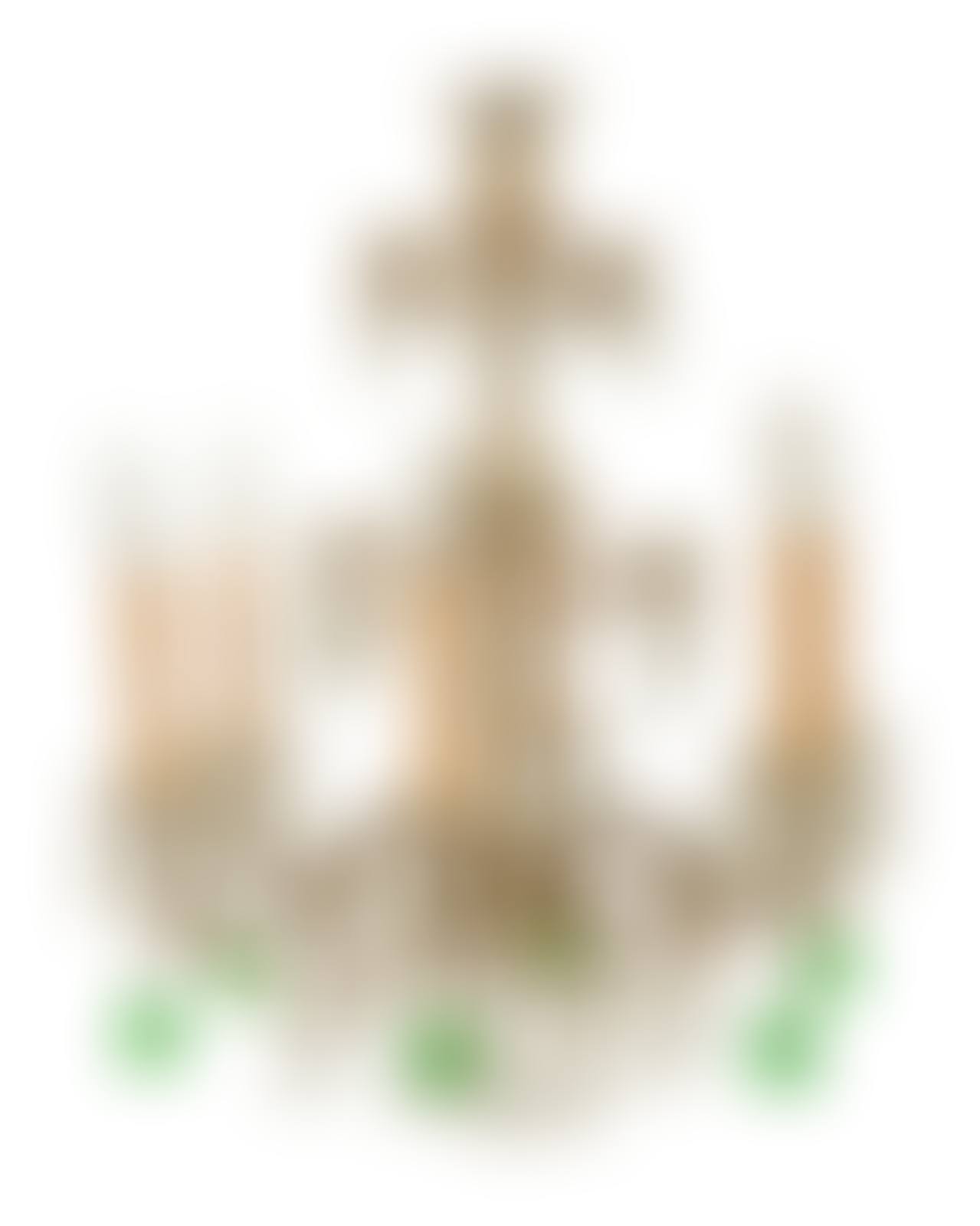 An Italian Beaded Gilt Metal Chandelier (preview)