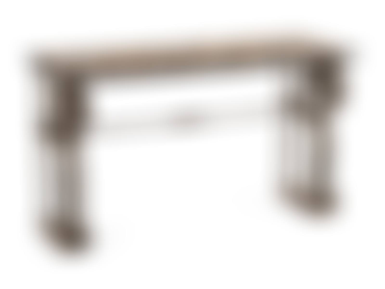 A Continental Iron Console Table with a Specimen Marble Top (preview)
