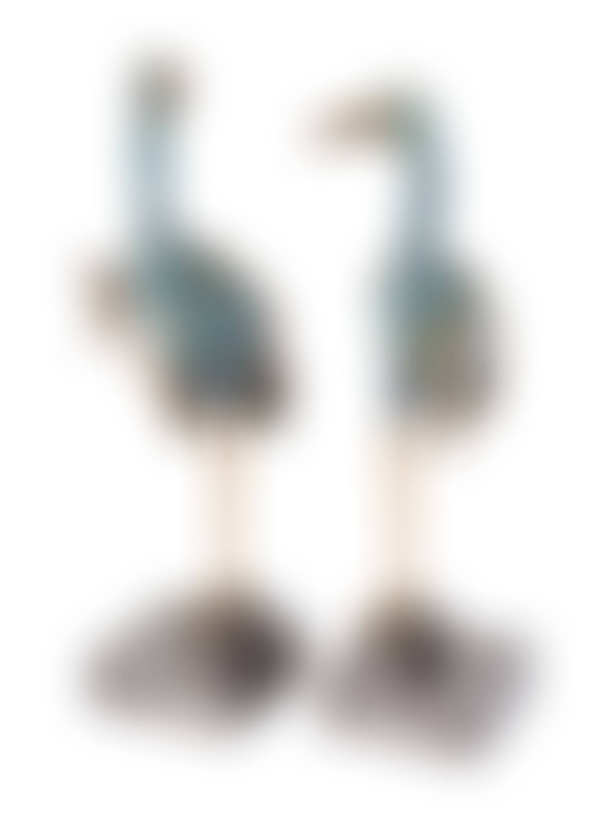 A Pair of Cloisonné Models of Cranes (preview)