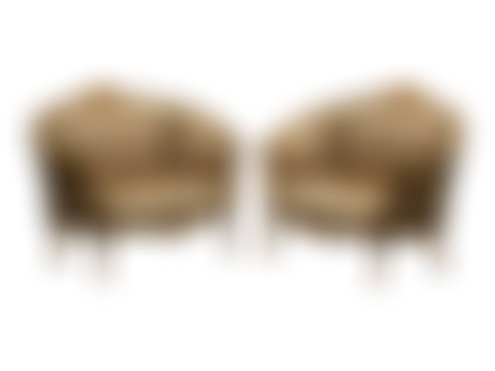 A Pair of Louis XV Style Painted and Parcel Gilt Settees (preview)