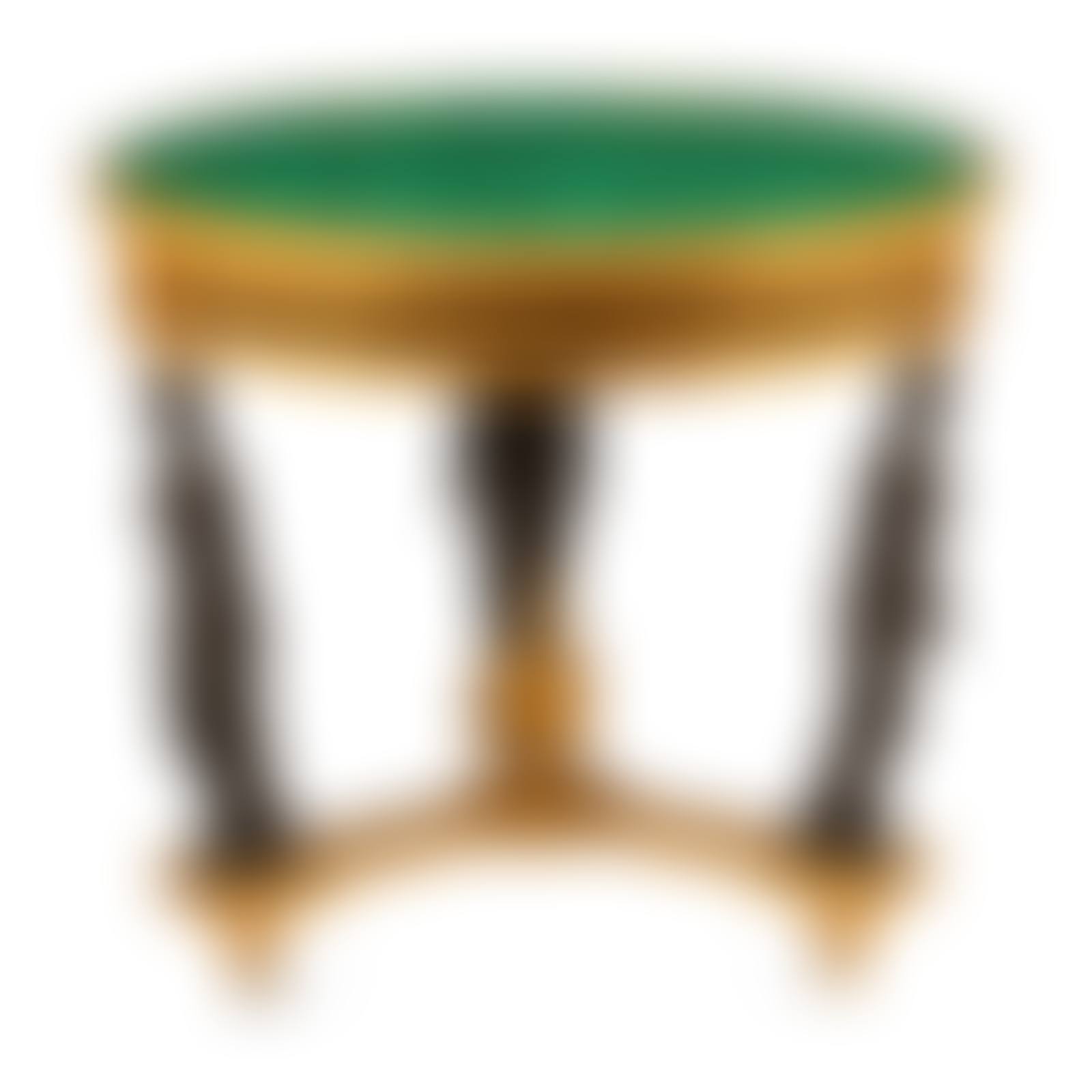 An Empire Style Gilt and Patinated Bronze Malachite-Top Table (preview)