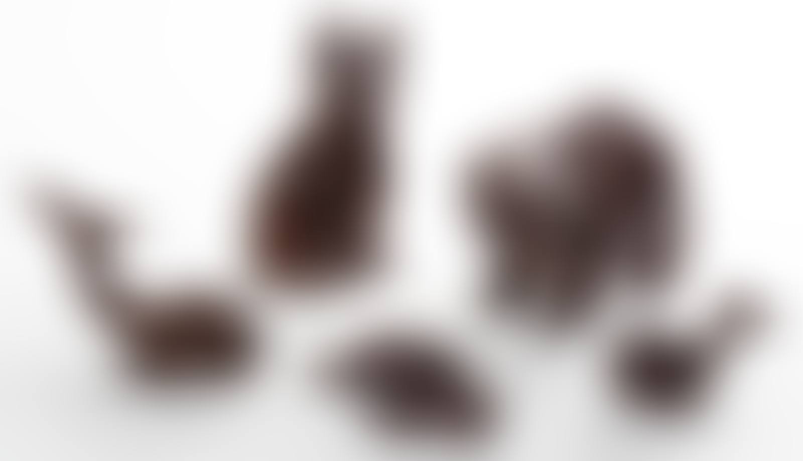 Five Carved Hardwood Animals (preview)