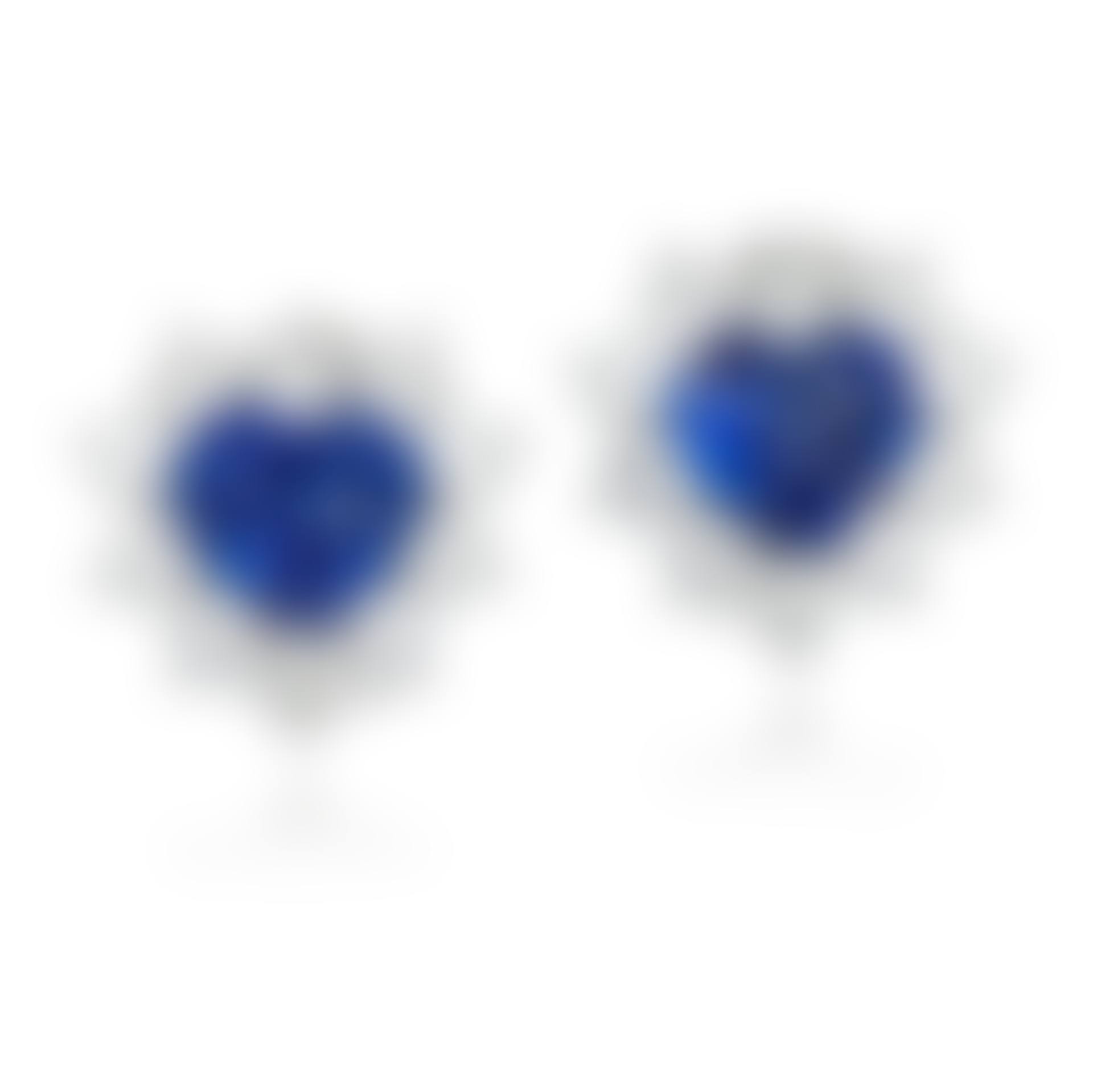 Pair of sapphire and diamond ear clips (preview)