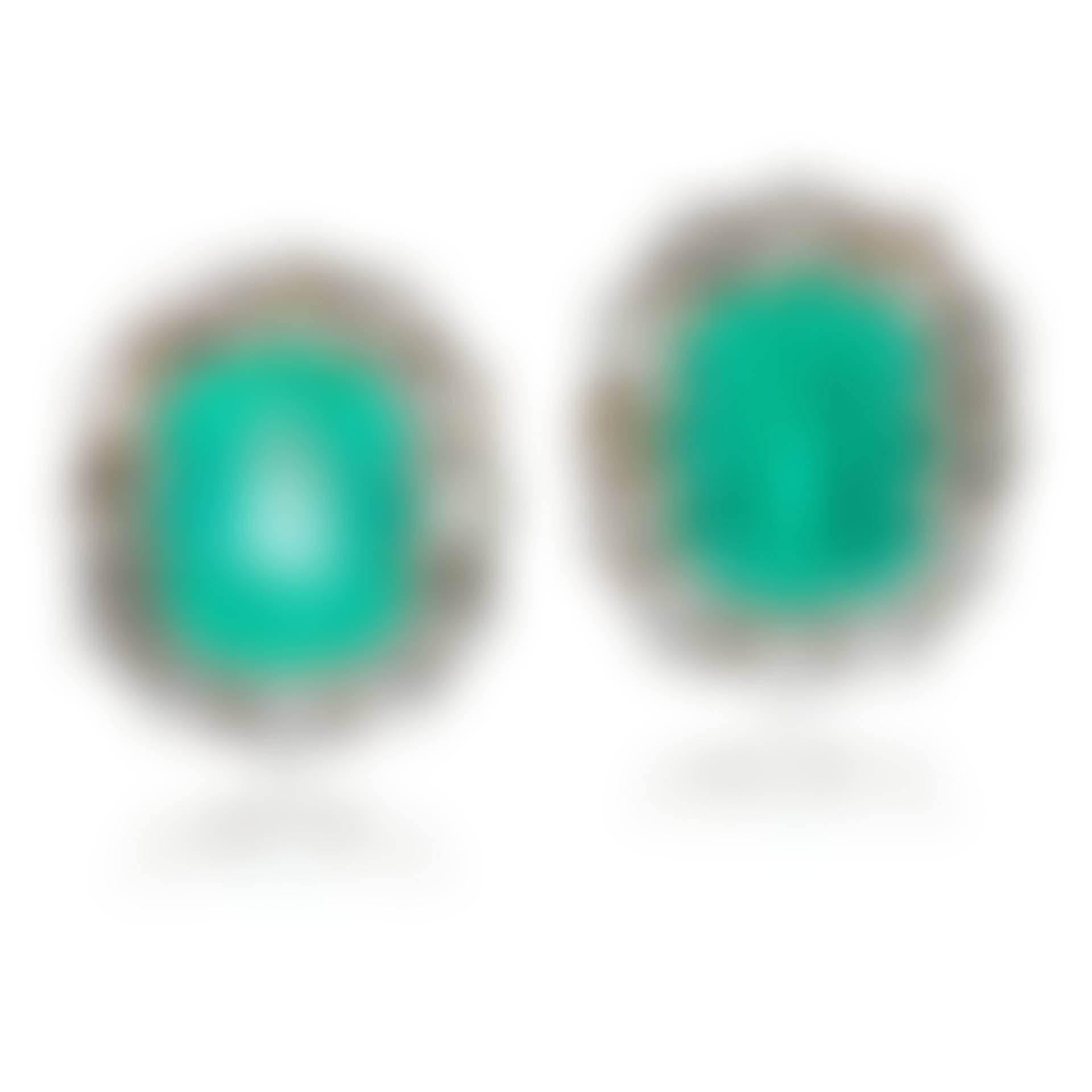 Pair of emerald and diamond earrings (preview)
