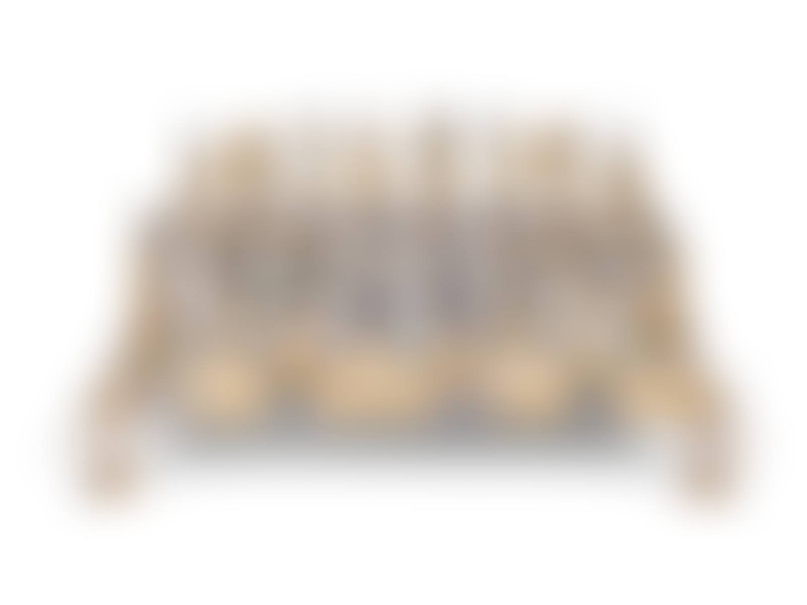 A Piero Benzoni Silver- and Gold-Plated Cast Bronze Chess Set (preview)