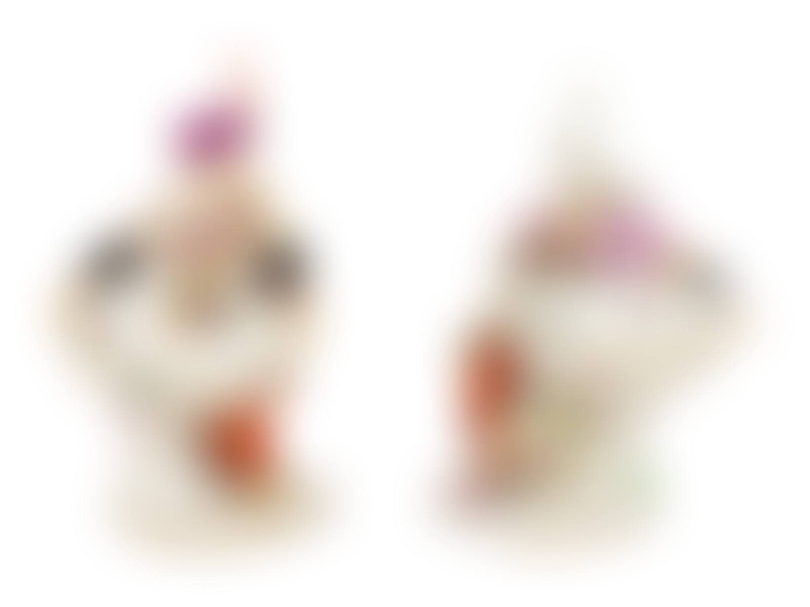 A Pair of Meissen Porcelain Figural Salts (preview)
