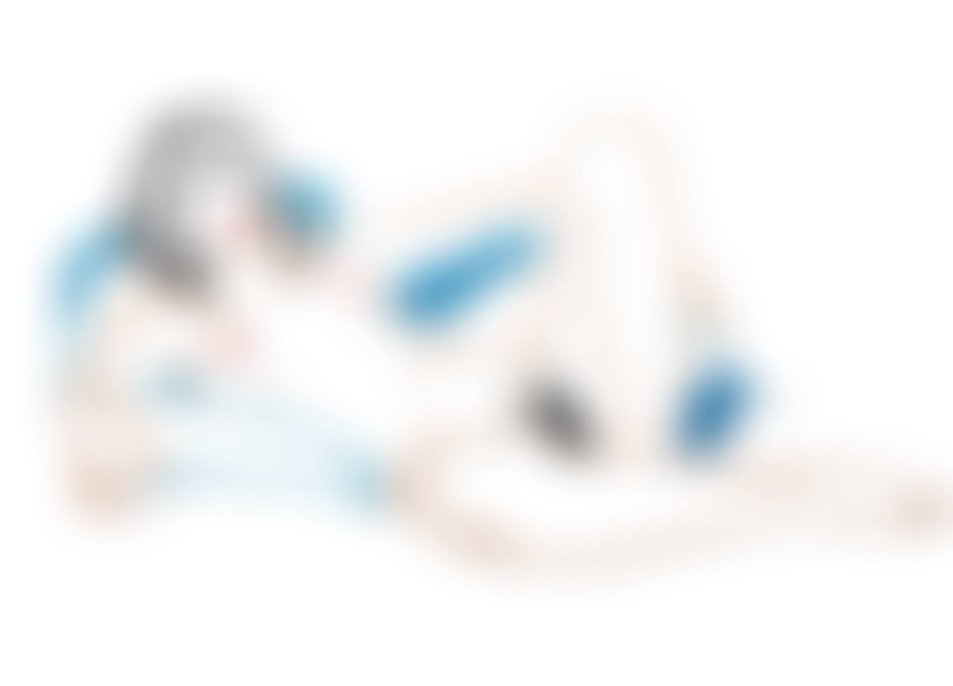 Monica Lying on Blanket (preview)