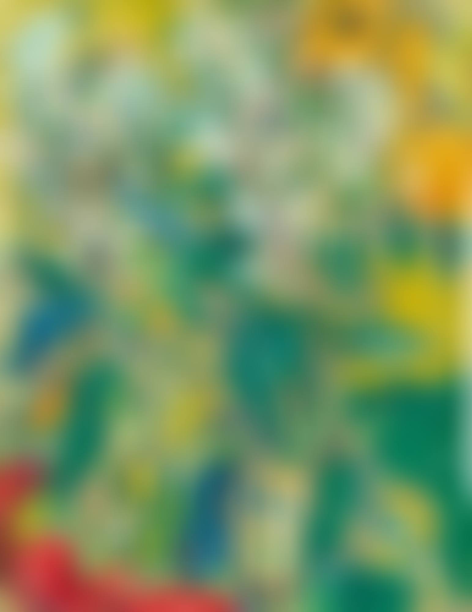 Fleurs et figures ou Bouquet en vert avec femme et chèvre jaune (preview)