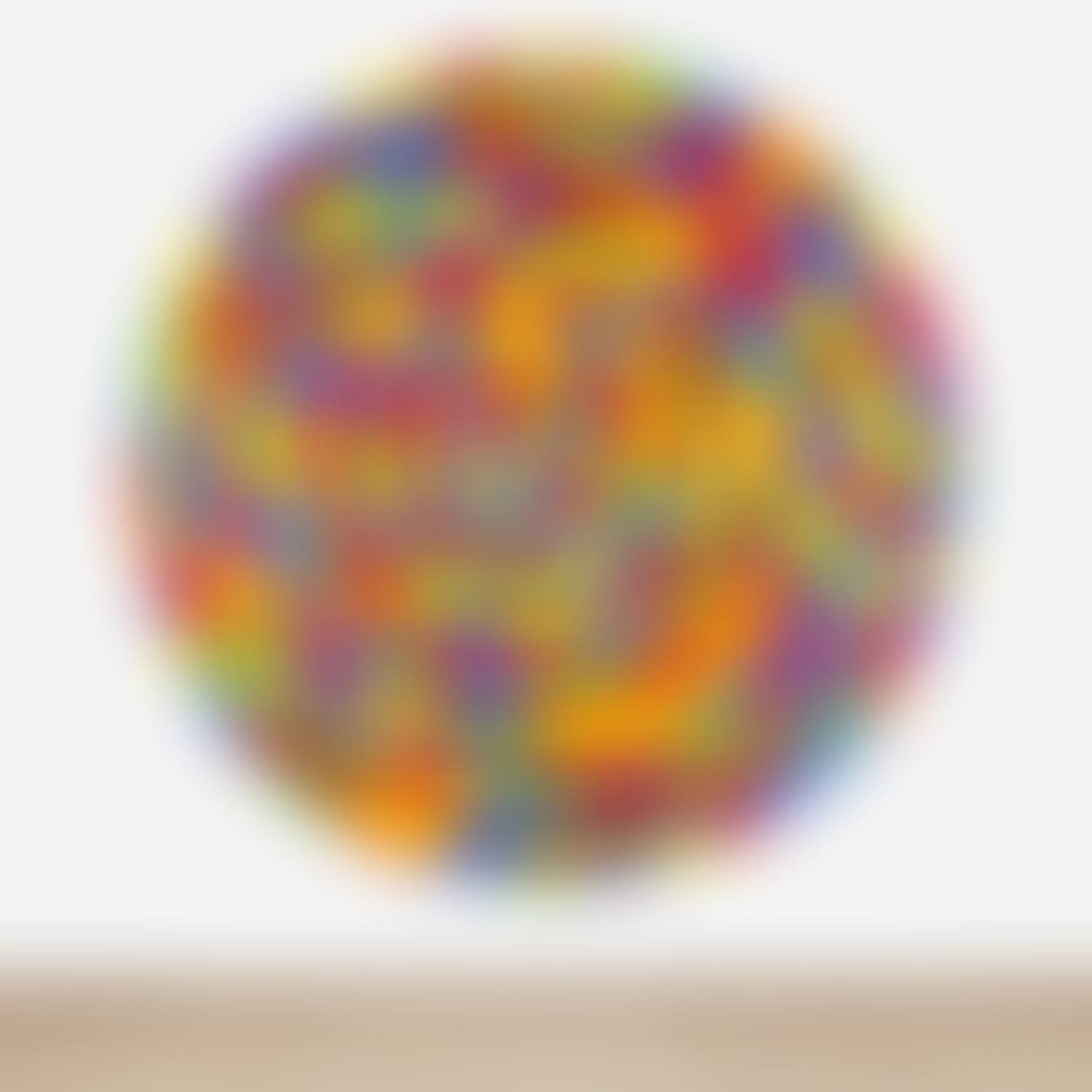 Wall Drawing #1111 Circle with broken bands of color (preview)