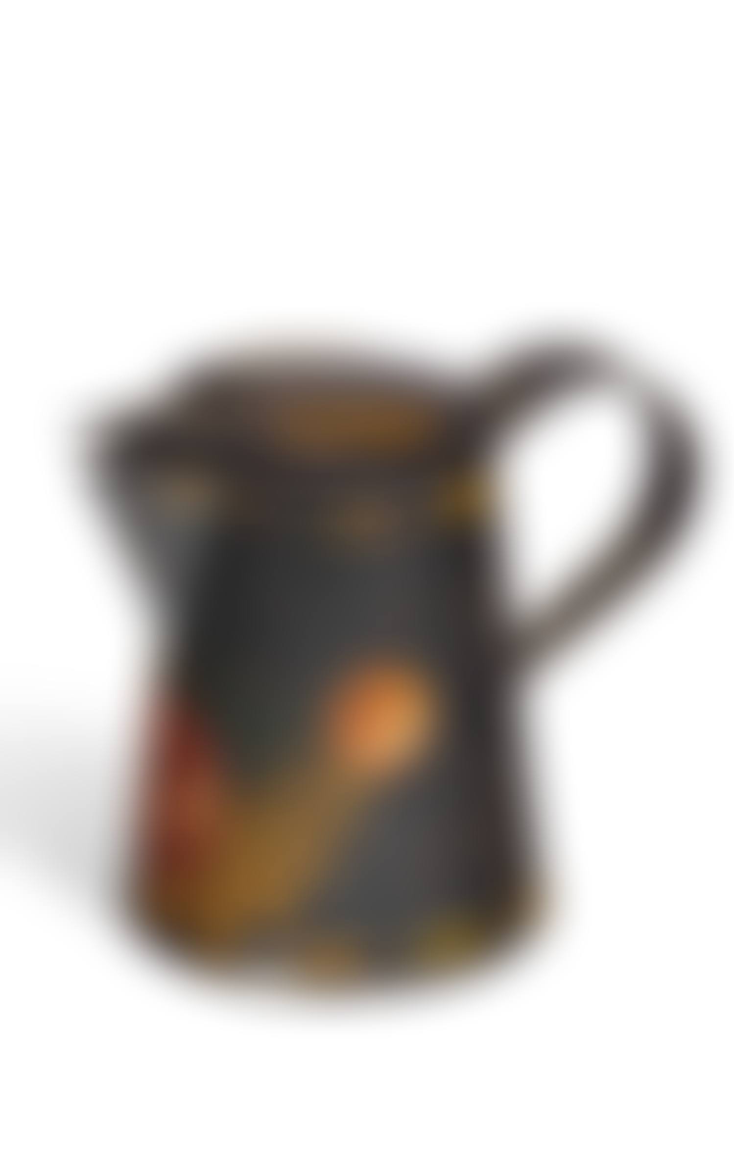 A BLACK-PAINTED TOLEWARE SYRUP JUG (preview)