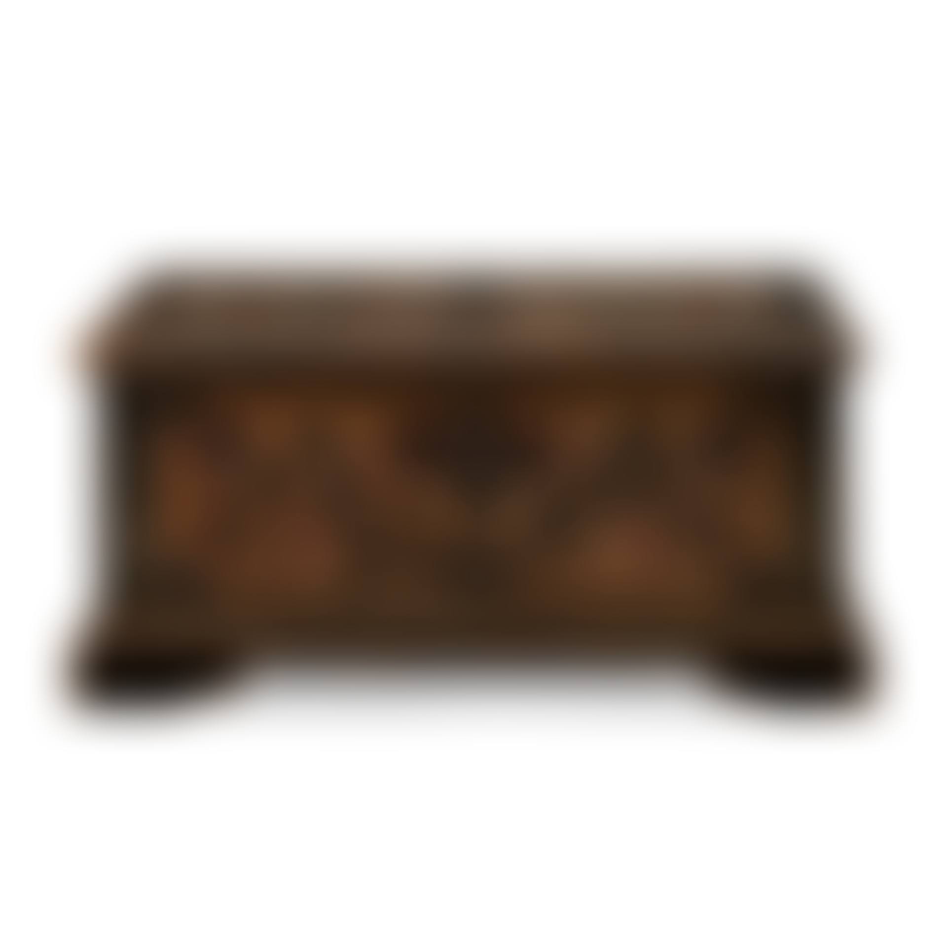 A POLYCHROME PAINT-DECORATED WHITE PINE MINIATURE BLANKET CHEST (preview)